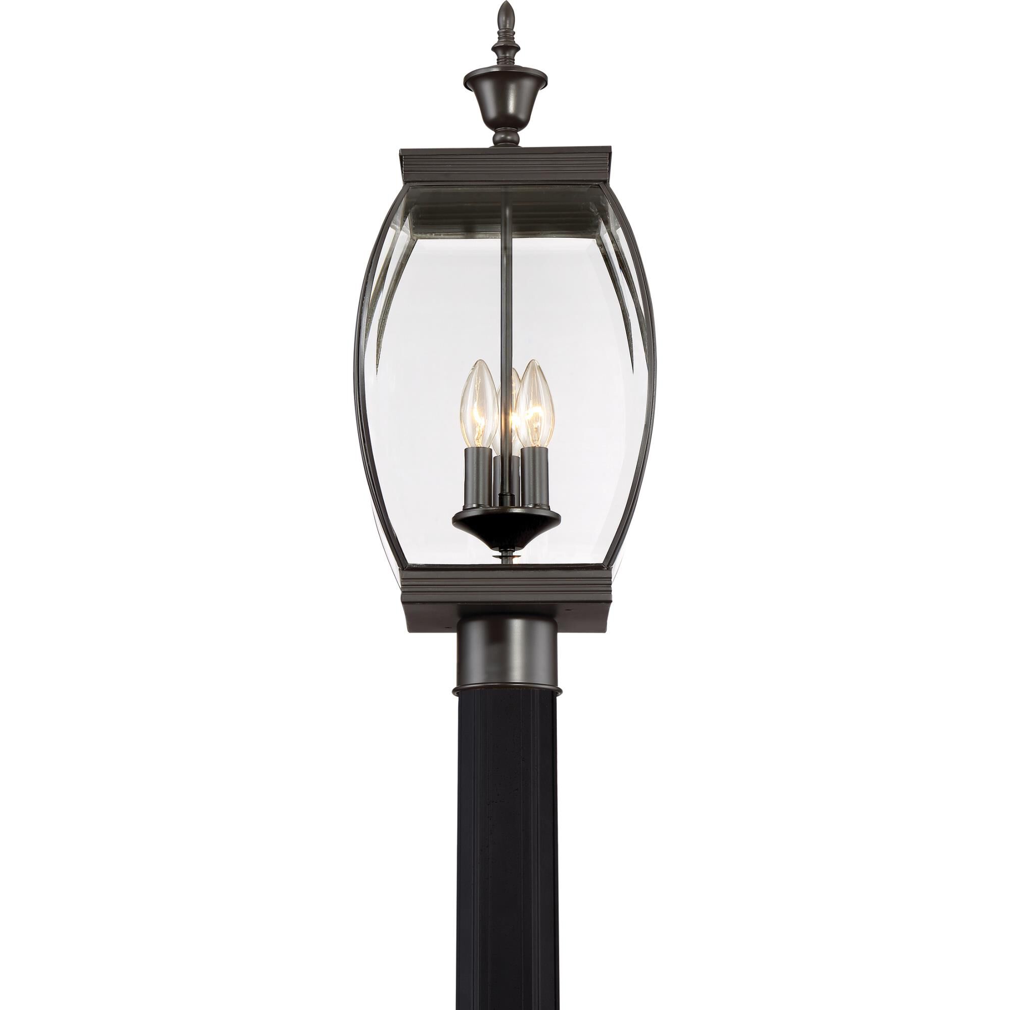 Oasis 22 Inch Tall 3 Light Outdoor Post Lamp by Quoizel