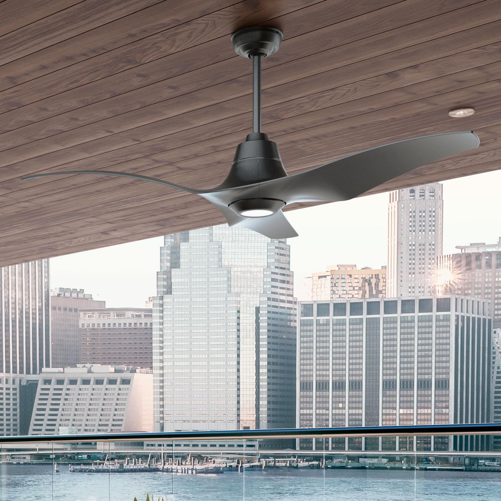 Stingray 60 Inch Ceiling Fan with Light Kit by Casablanca Fan Company