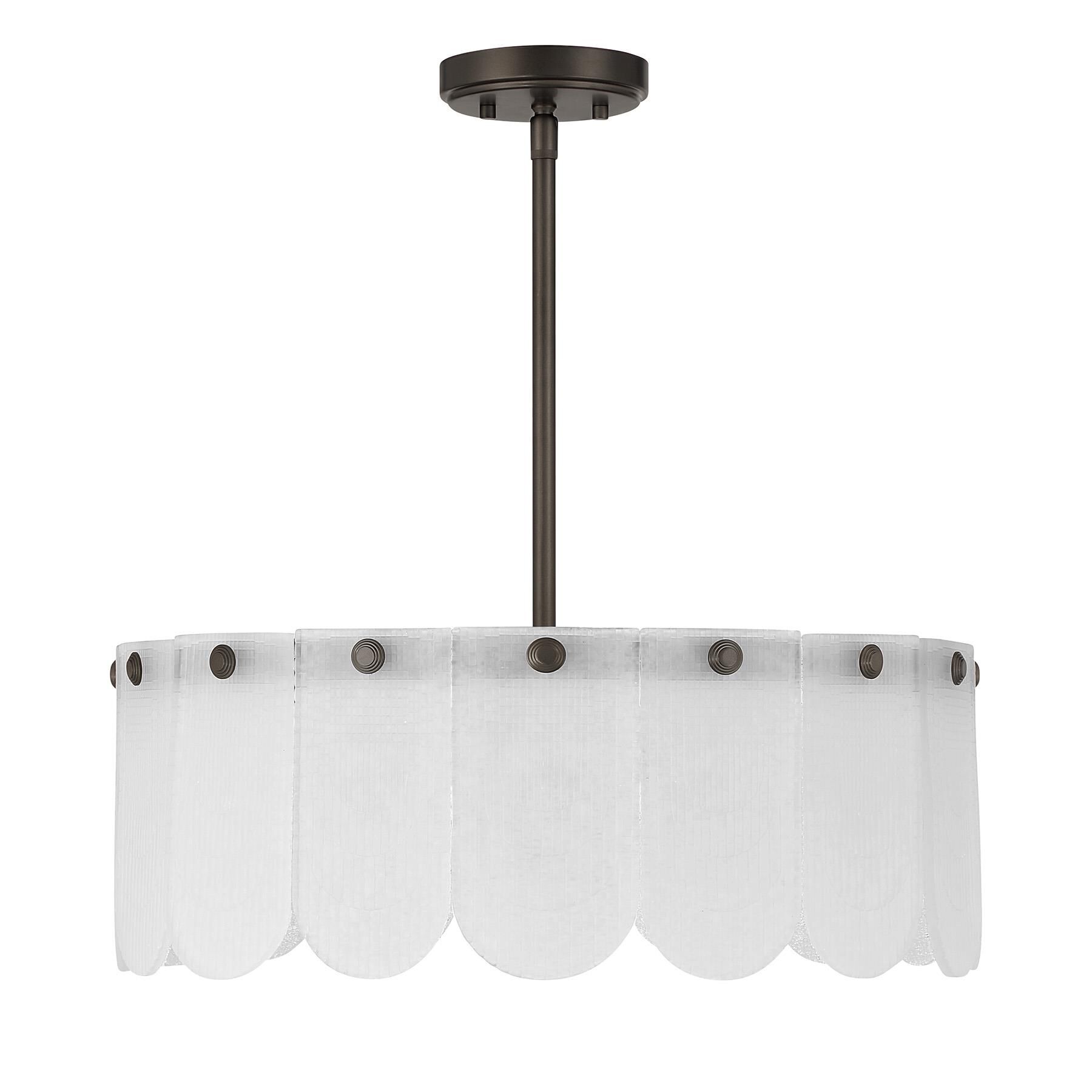 Ashton 20 Inch Semi Flush Mount by Savoy House