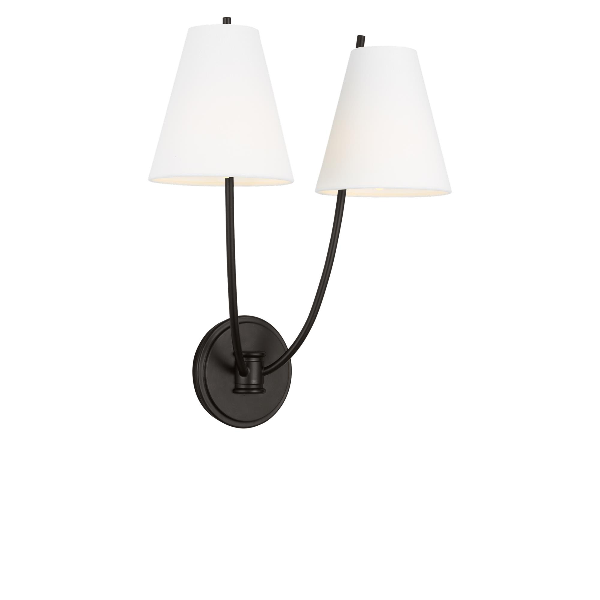 Chapman & Myers Marina 18 Inch 2 Light Wall Sconce,