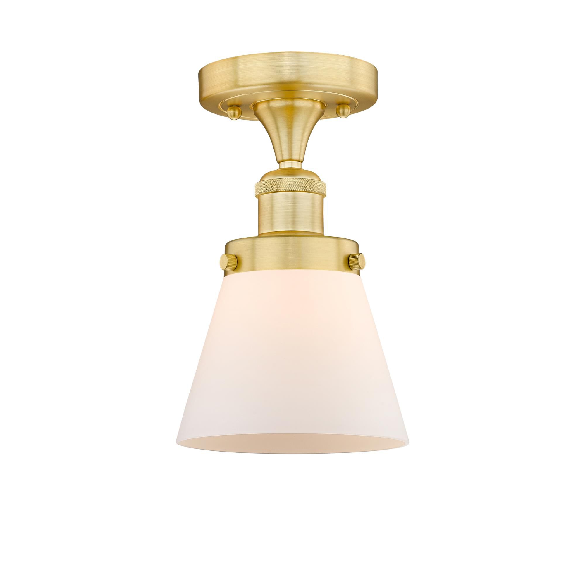 Bruno Marashlian Cone 6 Inch 1 Light Semi Flush Mount by Innovations Lighting