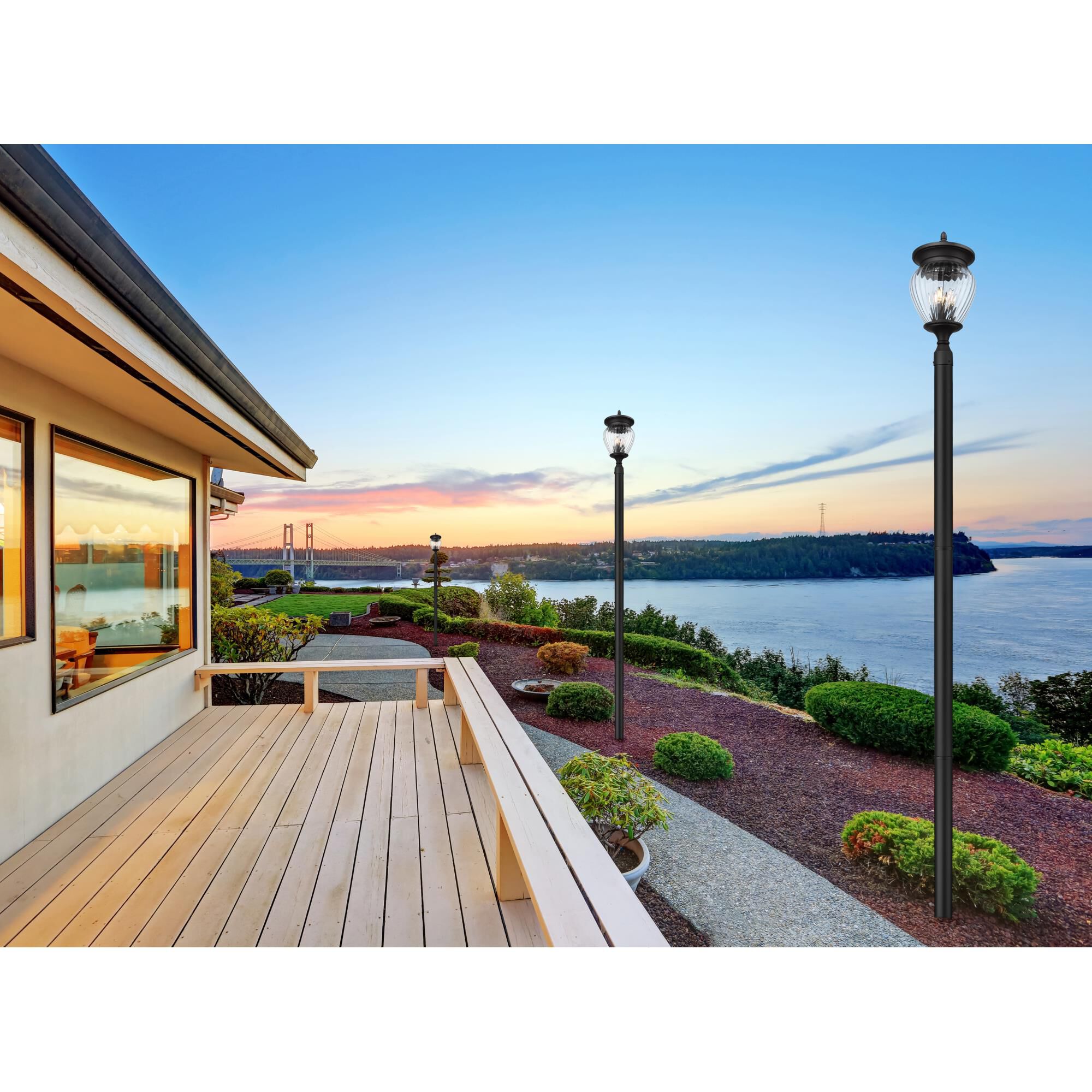 Davina 119 Inch Outdoor Post Lamp by Z Lite