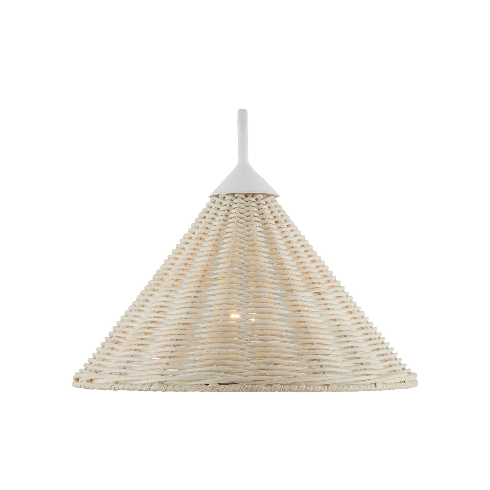 Shown in White/Bleached Natural finish