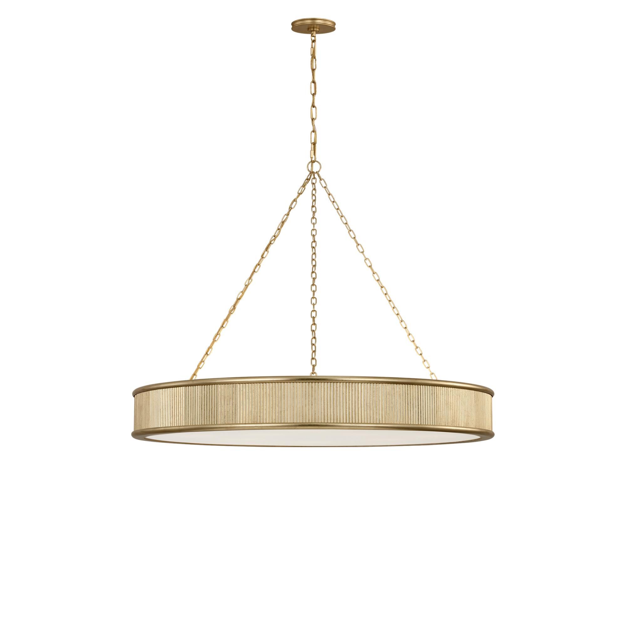 Shown in Gild finish and Silk Screen White Inside, Clear Outside shade