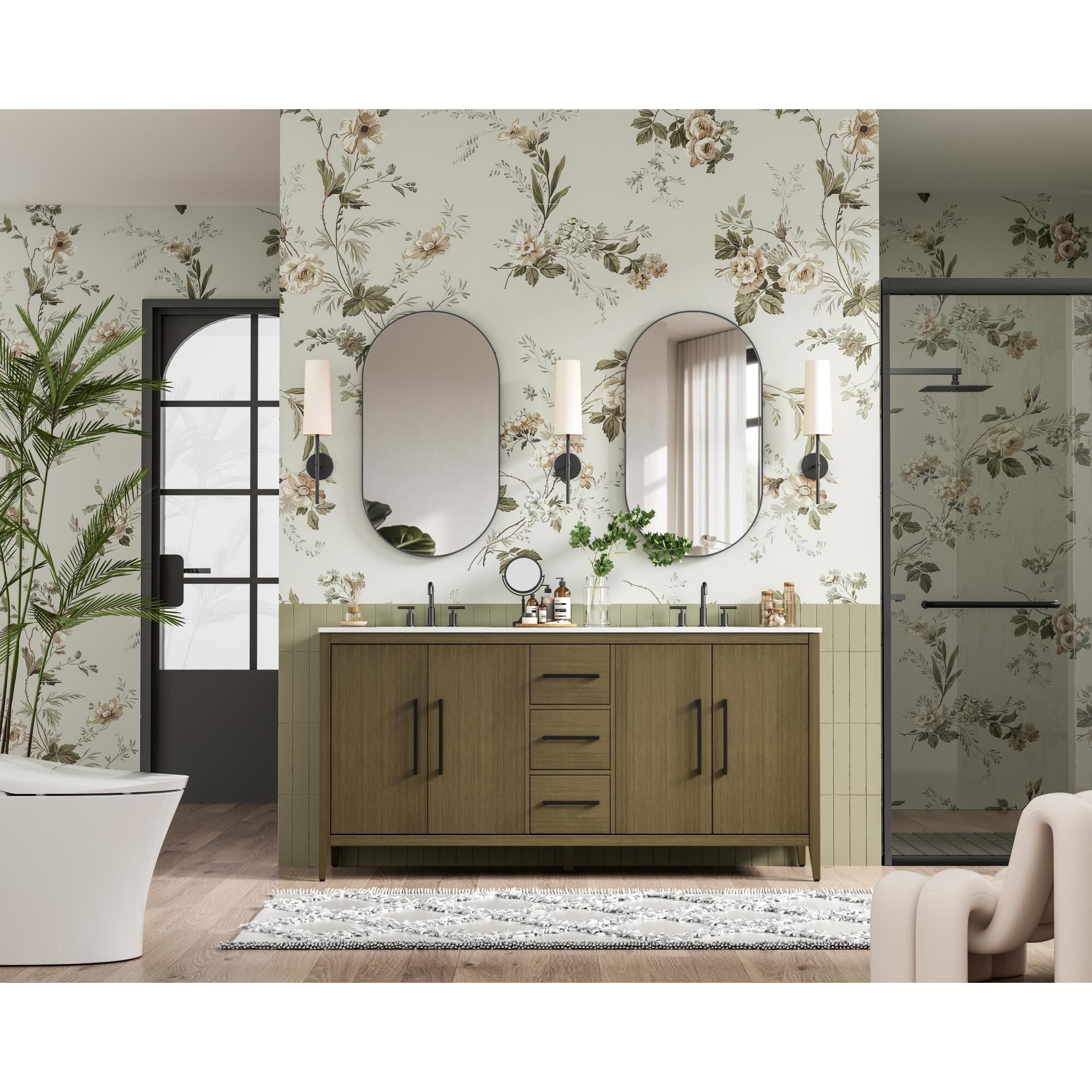 Millie 72 Inch Bath Vanity by Elegant Dcor