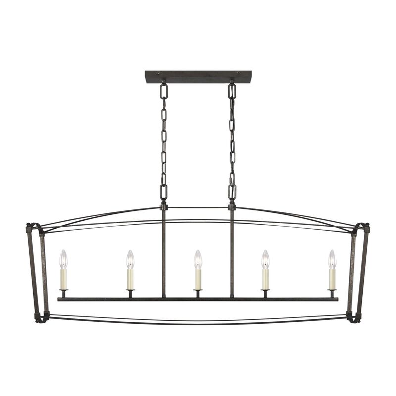 Sean Lavin Thayer Medium Linear Chandelier by Visual Comfort Studio
