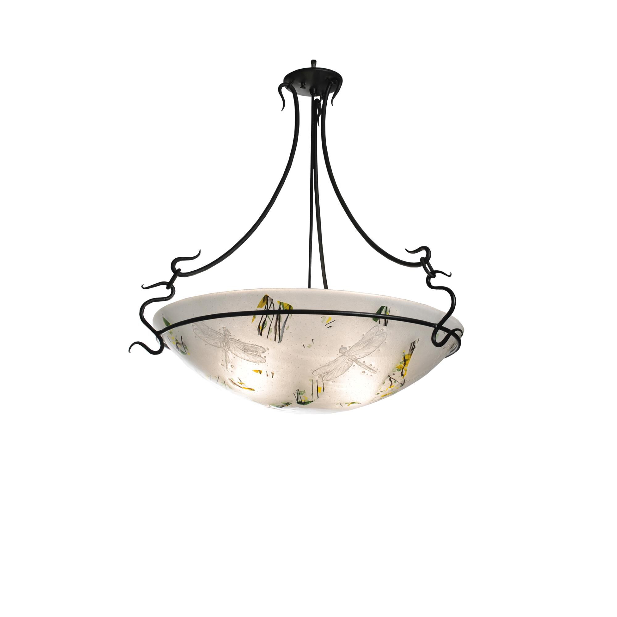 Bel Volo 30 Inch 3 Light Semi Flush Mount by Meyda Lighting