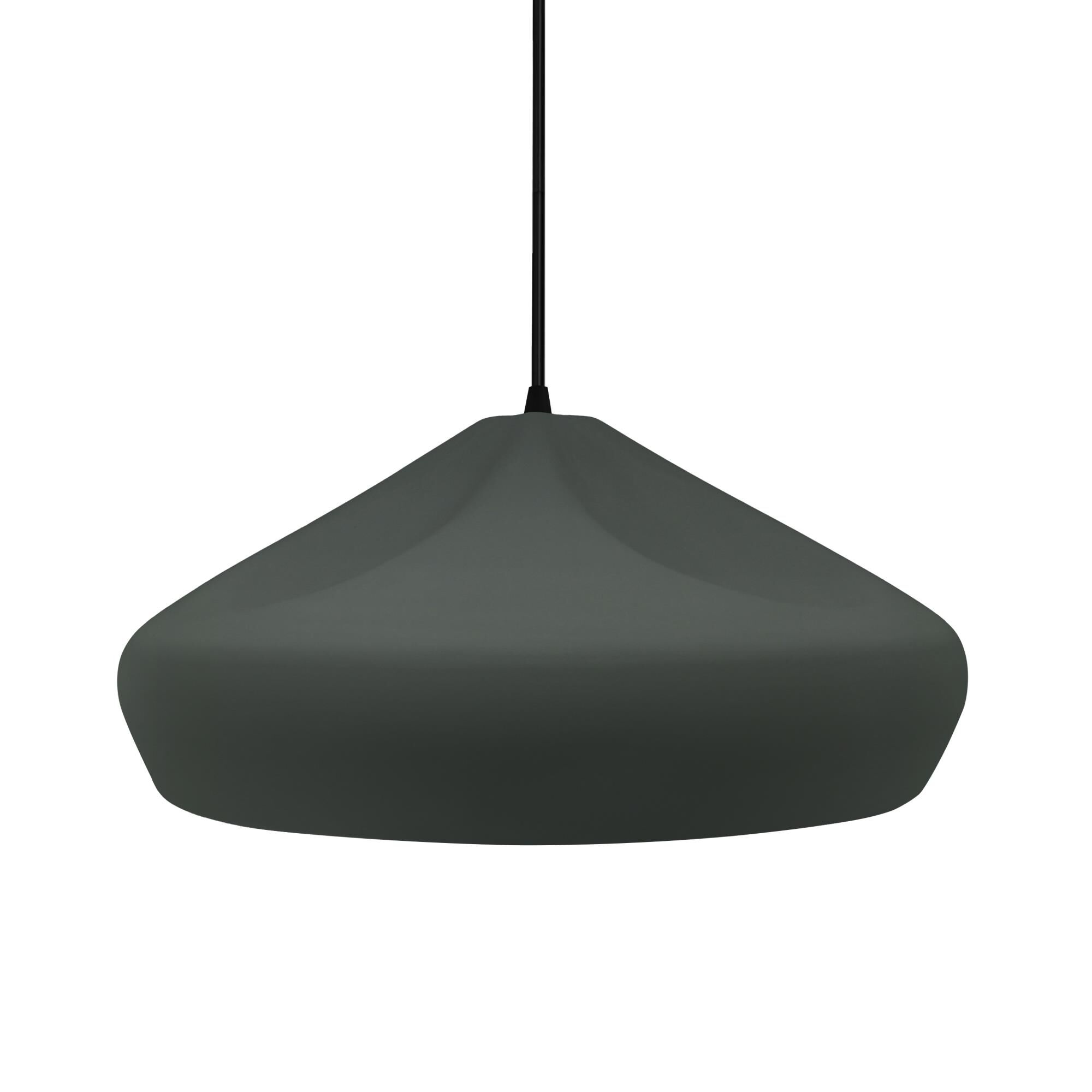 Shown in Matte Black finish and Pewter Green shade