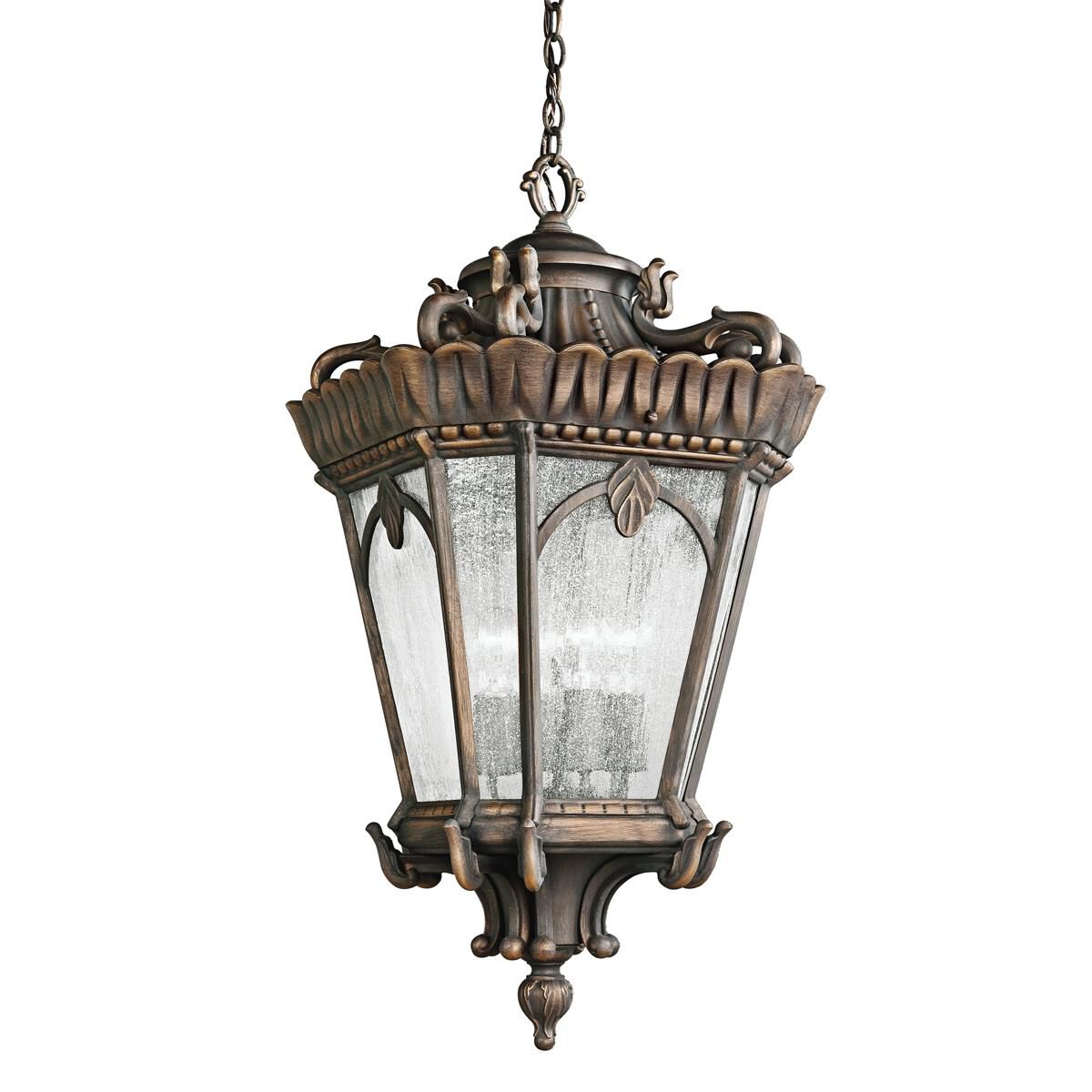 Tournai 33 Inch Tall 4 Light Outdoor Hanging Lantern by Kichler Lighting