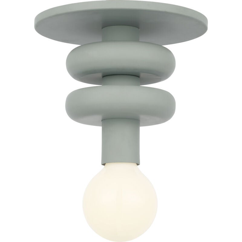 Malcolm 5 Inch Semi Flush Mount by Visual Comfort Studio