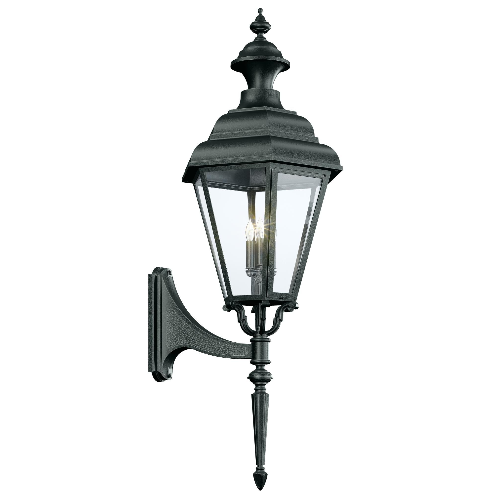 Shown in Forest Green finish and Ca glass