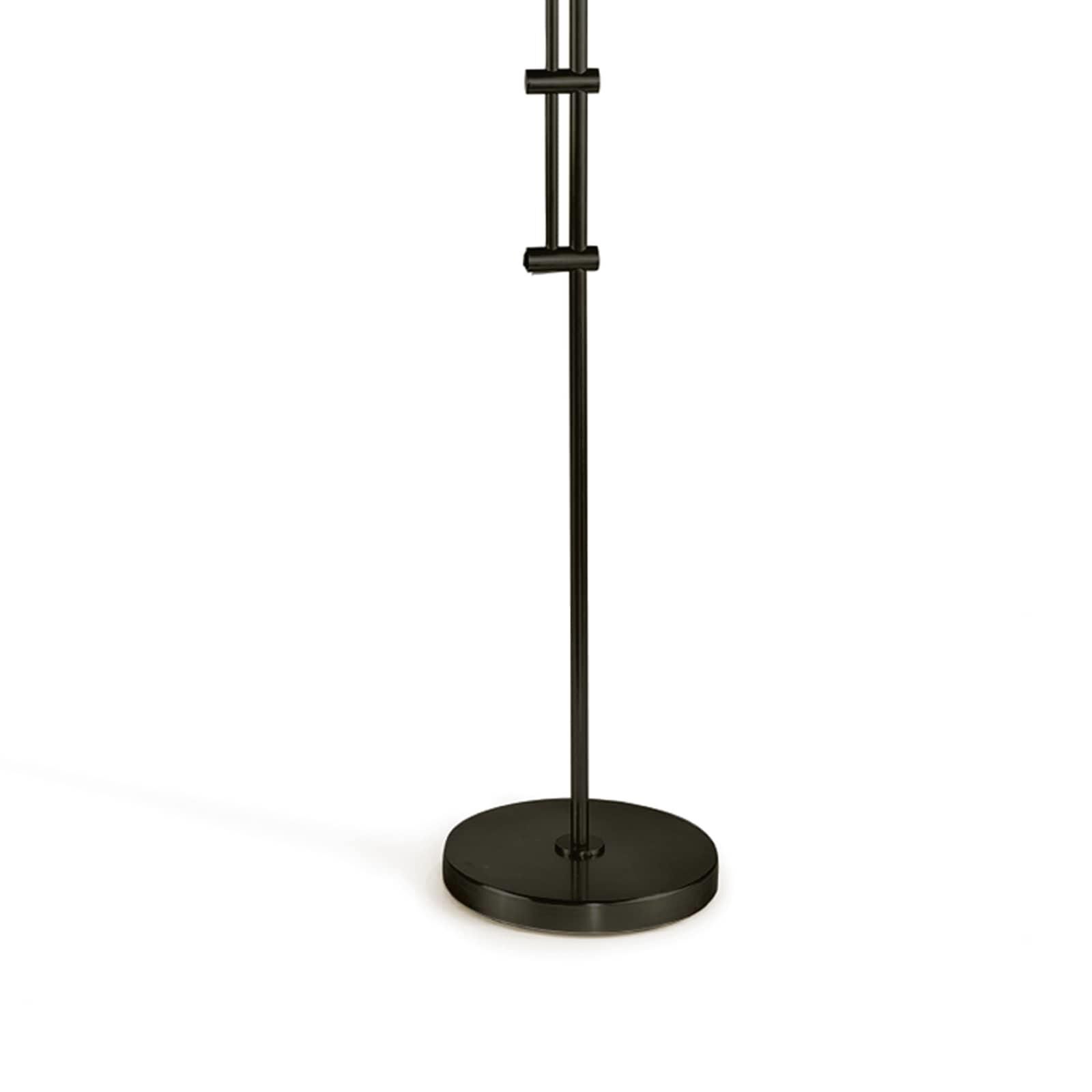 Shown in Oil Rubbed Bronze finish and Linen shade