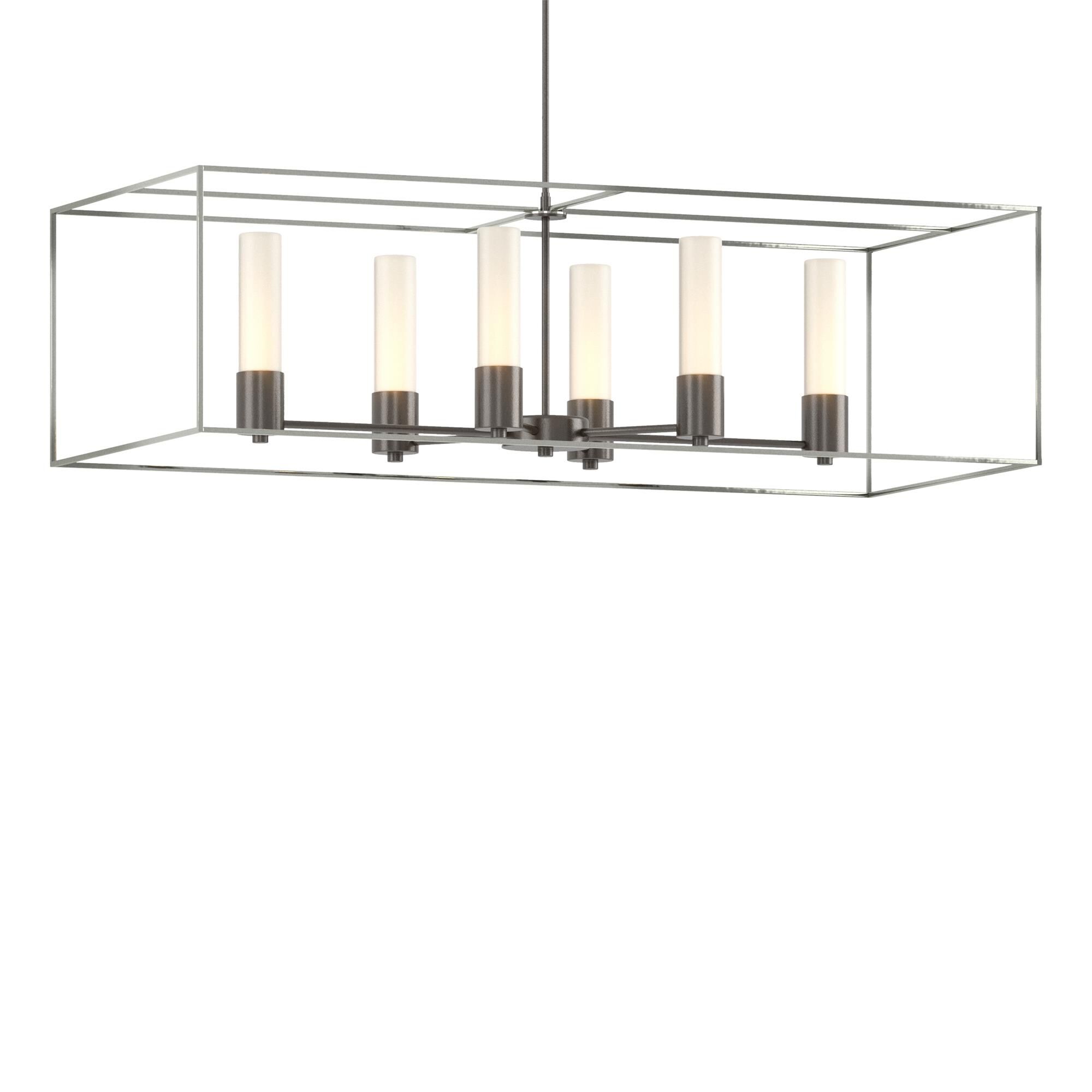 Shown in Oil Rubbed Bronze finish and Opal glass and Sterling accent