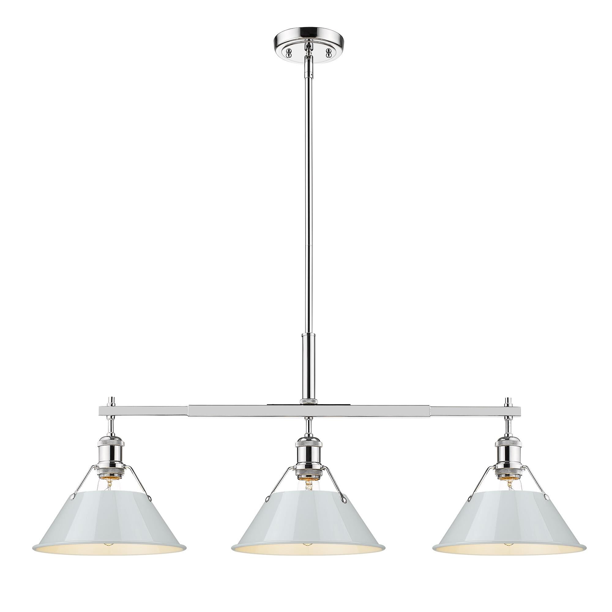 Orwell 36 Inch Linear Suspension Light by Golden Lighting