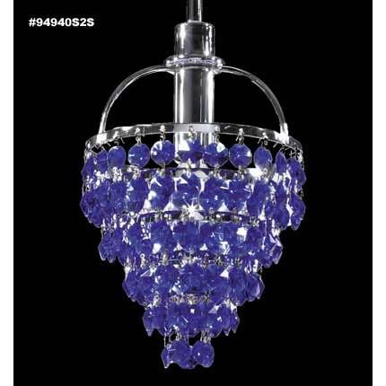 Shown in Silver finish and Imperial Sapphire crystal 