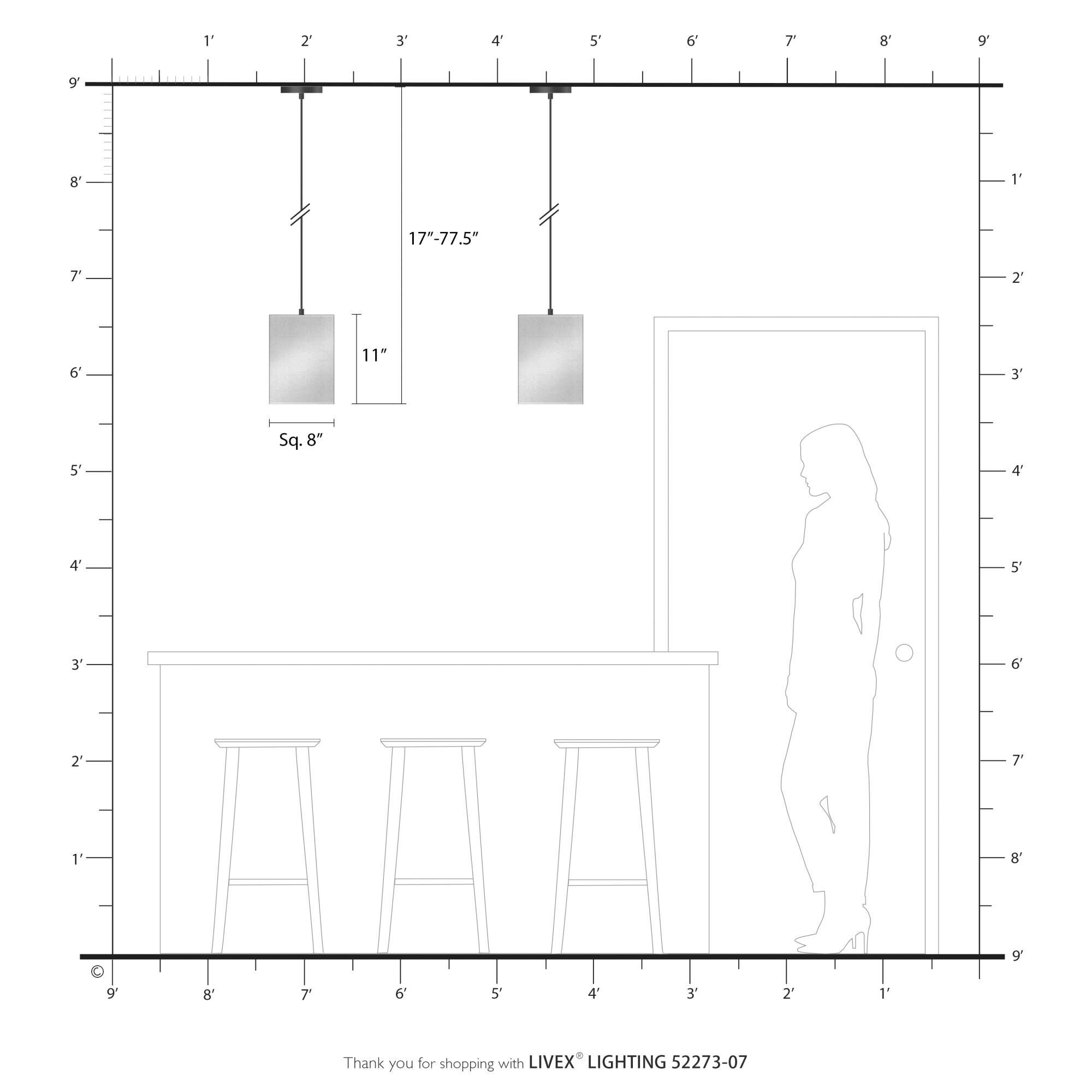 Shown in Bronze finish and Hand Crafted Parchment Color Hardback Fabric with White Color Inside shade