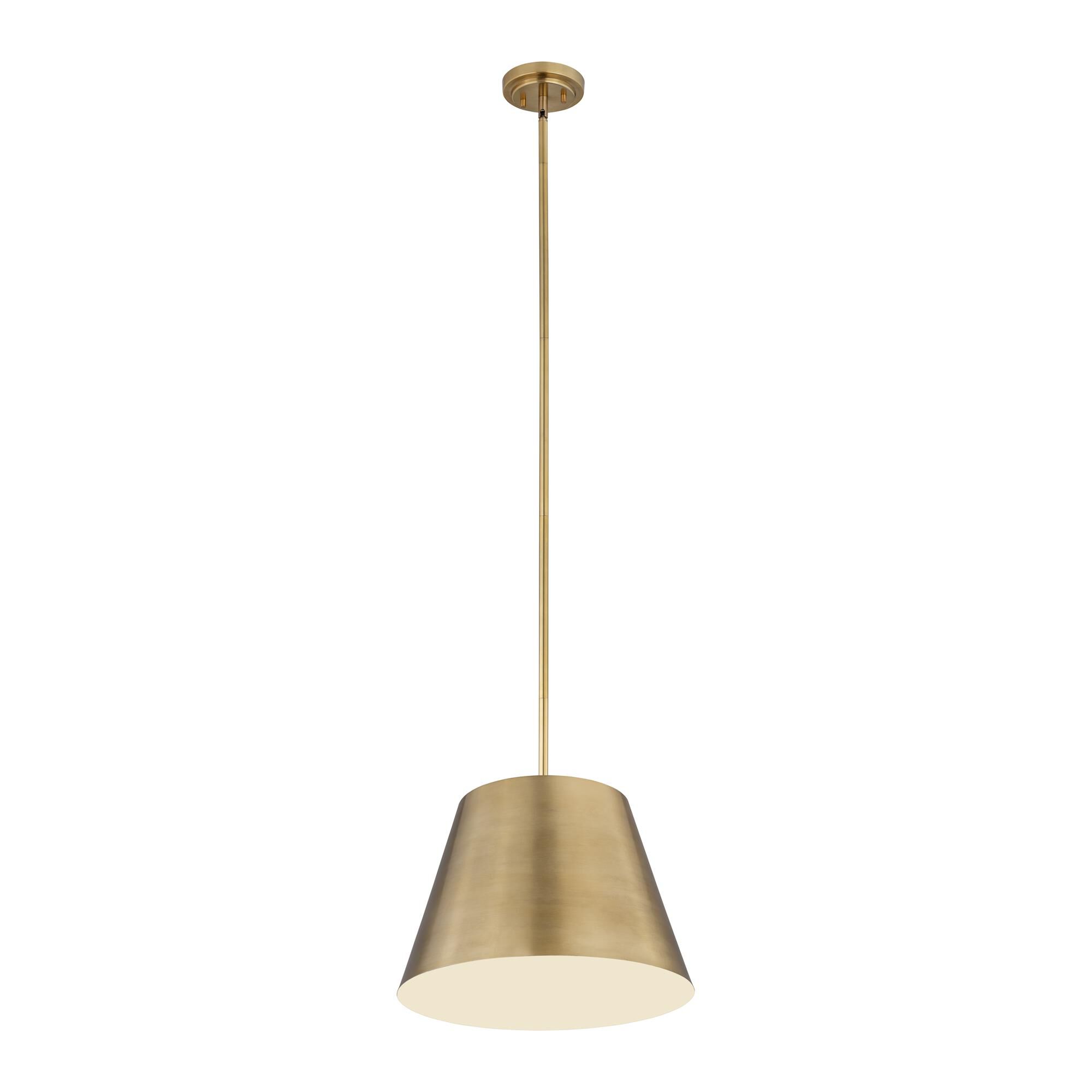 Shown in Rubbed Brass finish and Rubbed Brass glass and Rubbed Brass shade