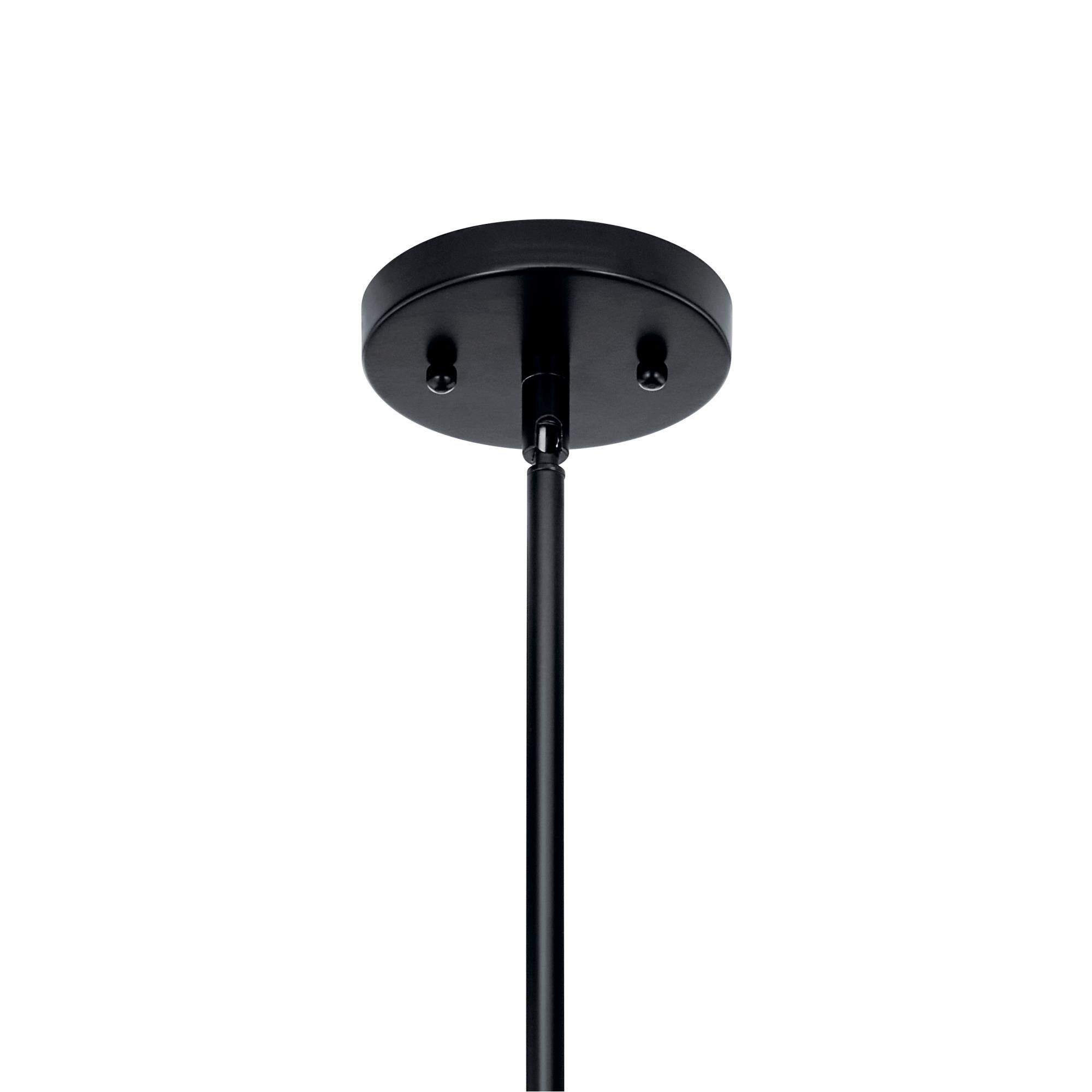 Shown in Black finish and Seeded glass