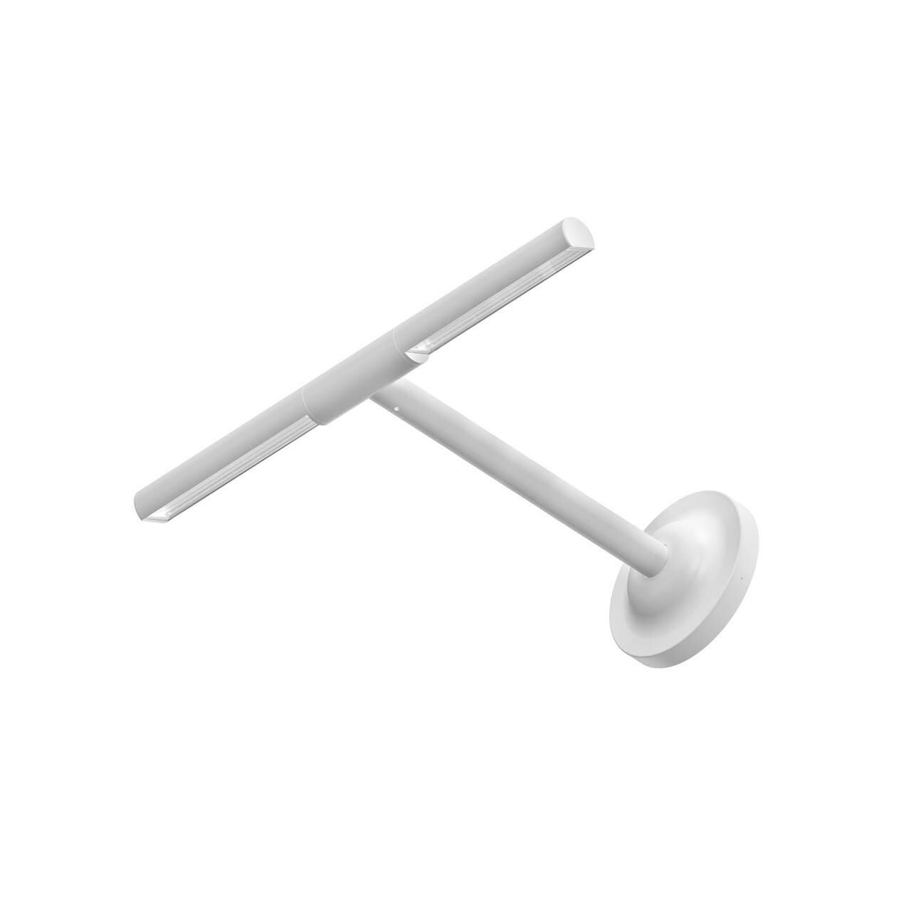 Shown in Matte White finish and Clear glass