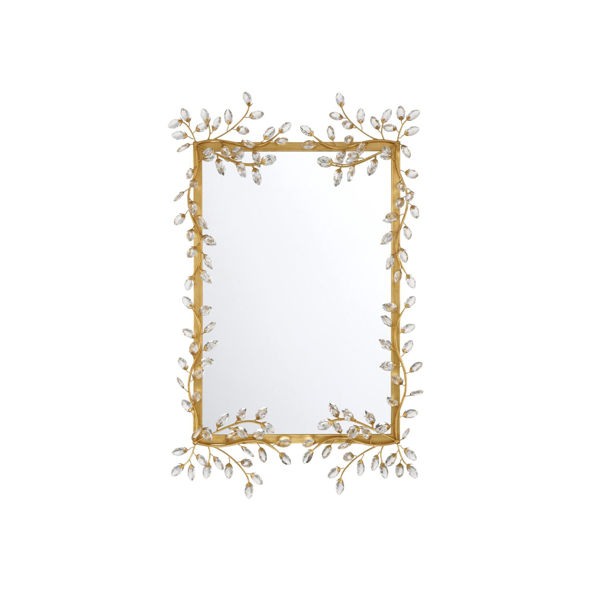 Forget-Me-Not 51 Inch Decorative Mirror by Currey and Company