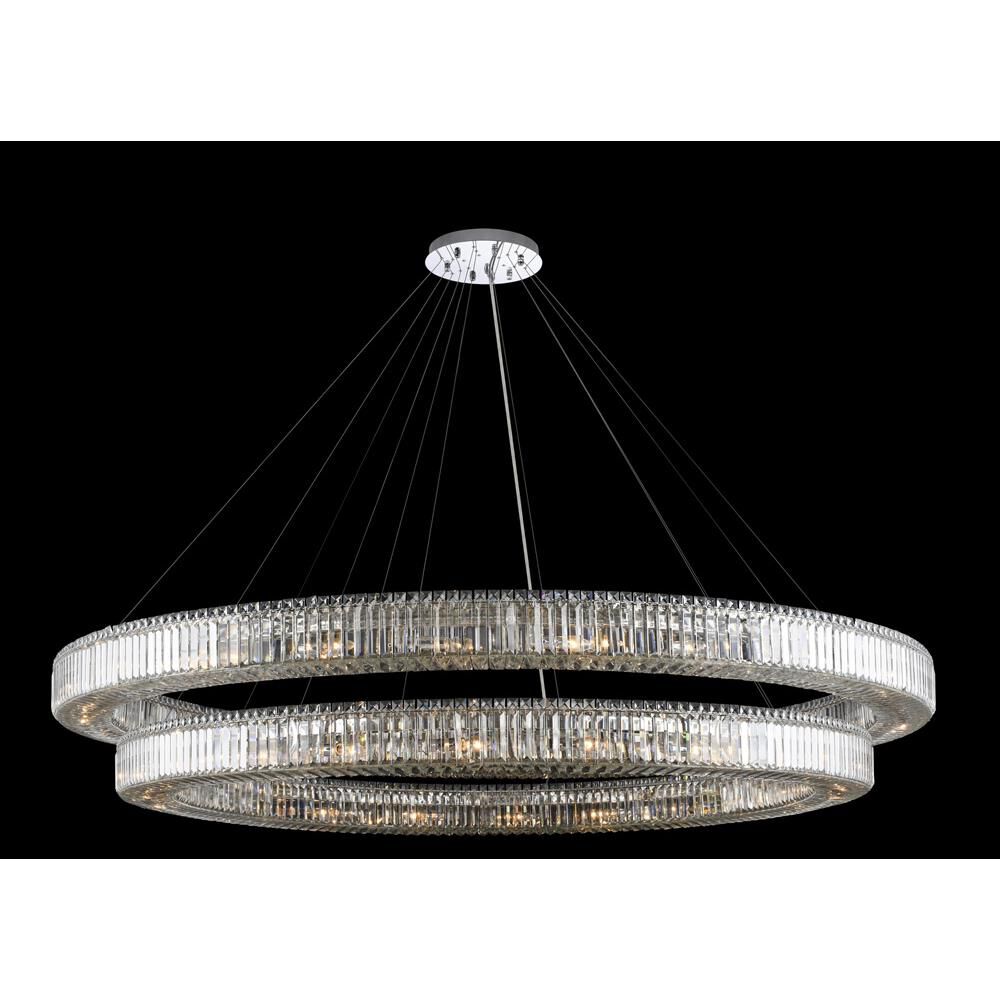 Rondelle 84 Inch 44 Light Chandelier by Allegri