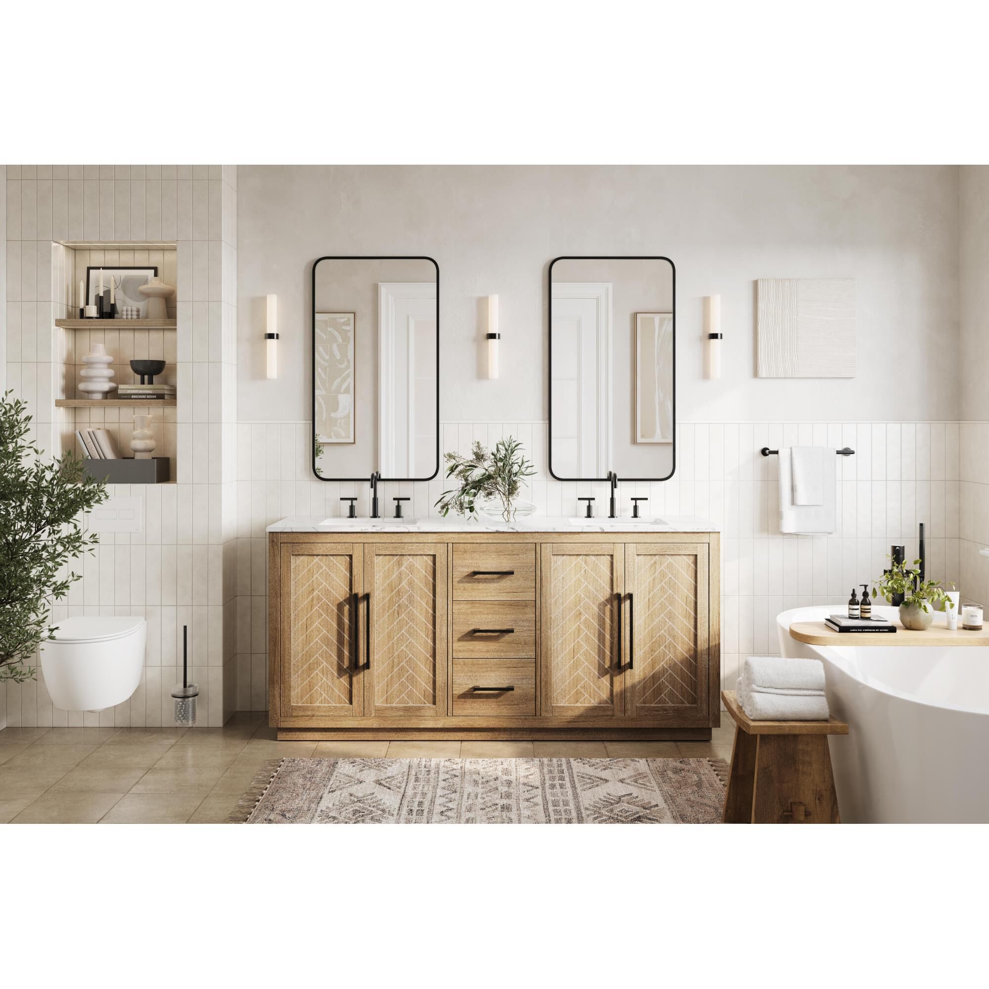 Chase 72 Inch Bath Vanity by Elegant Dcor