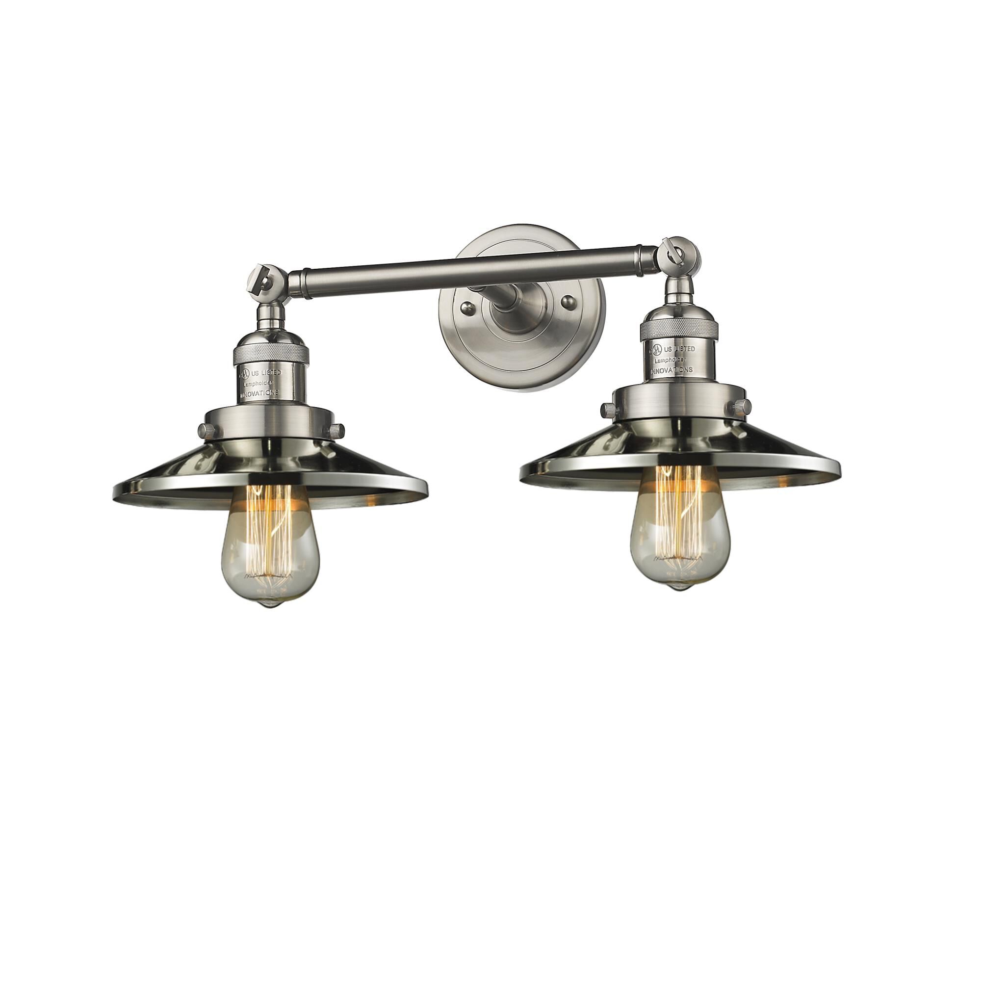 Bruno Marashlian Bare Bulb 11 Inch 2 Light Bath Vanity Light by Innovations Lighting