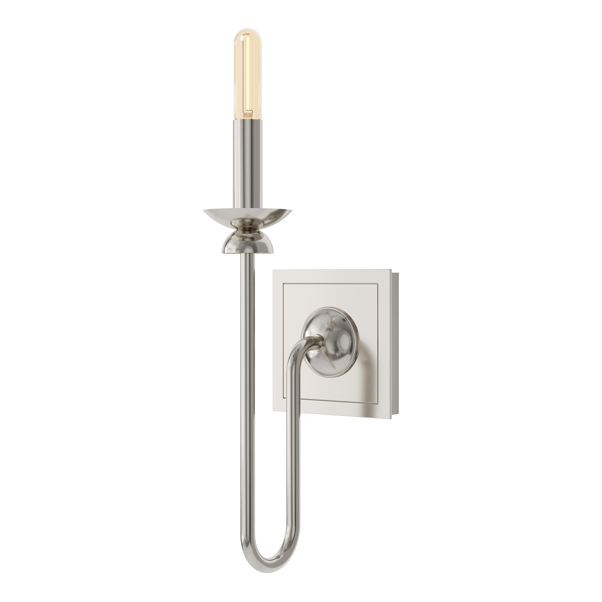 Shown in Silver finish and White shade