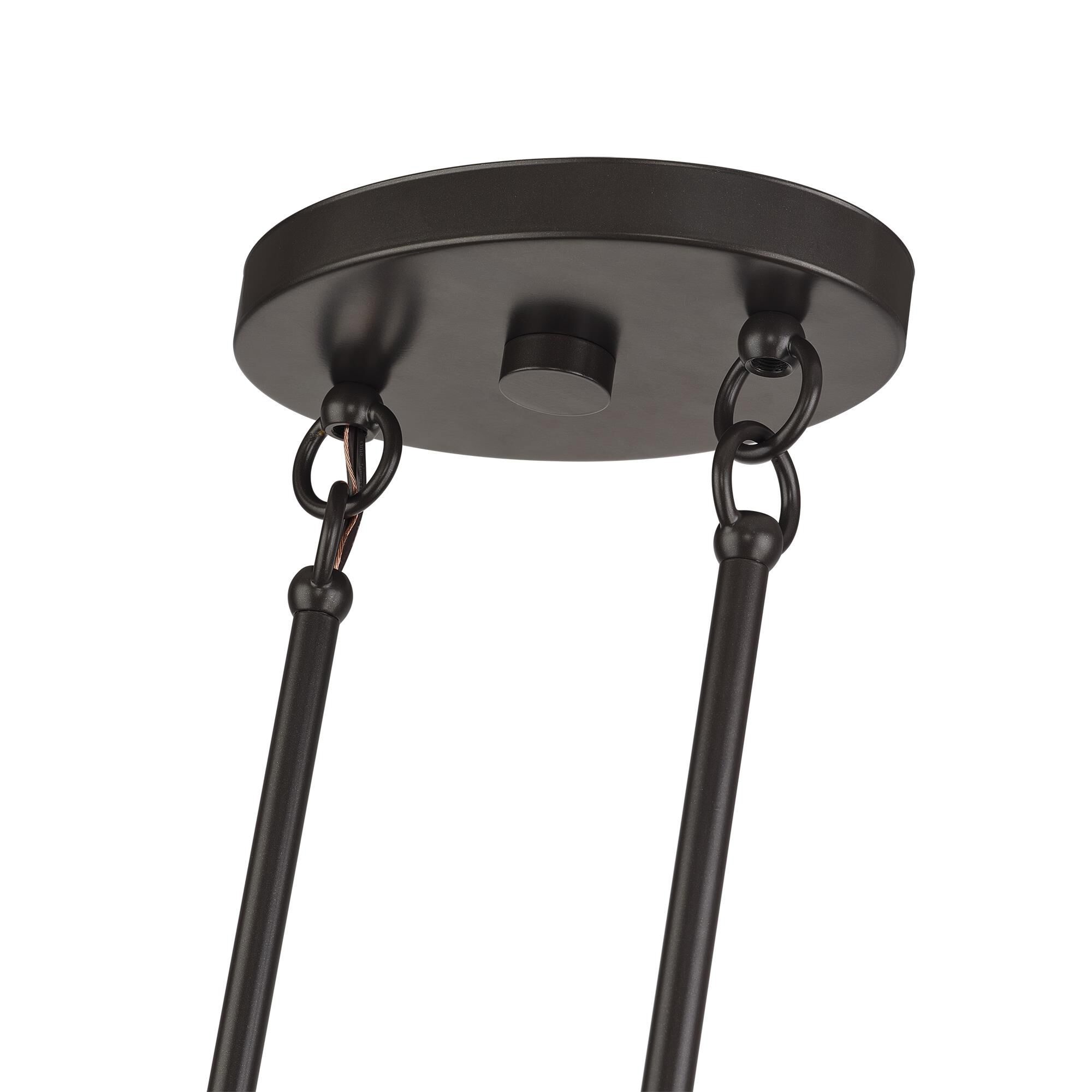 Shown in English Bronze finish and Hand-Woven Venetian Gold Color Polyester Rope shade