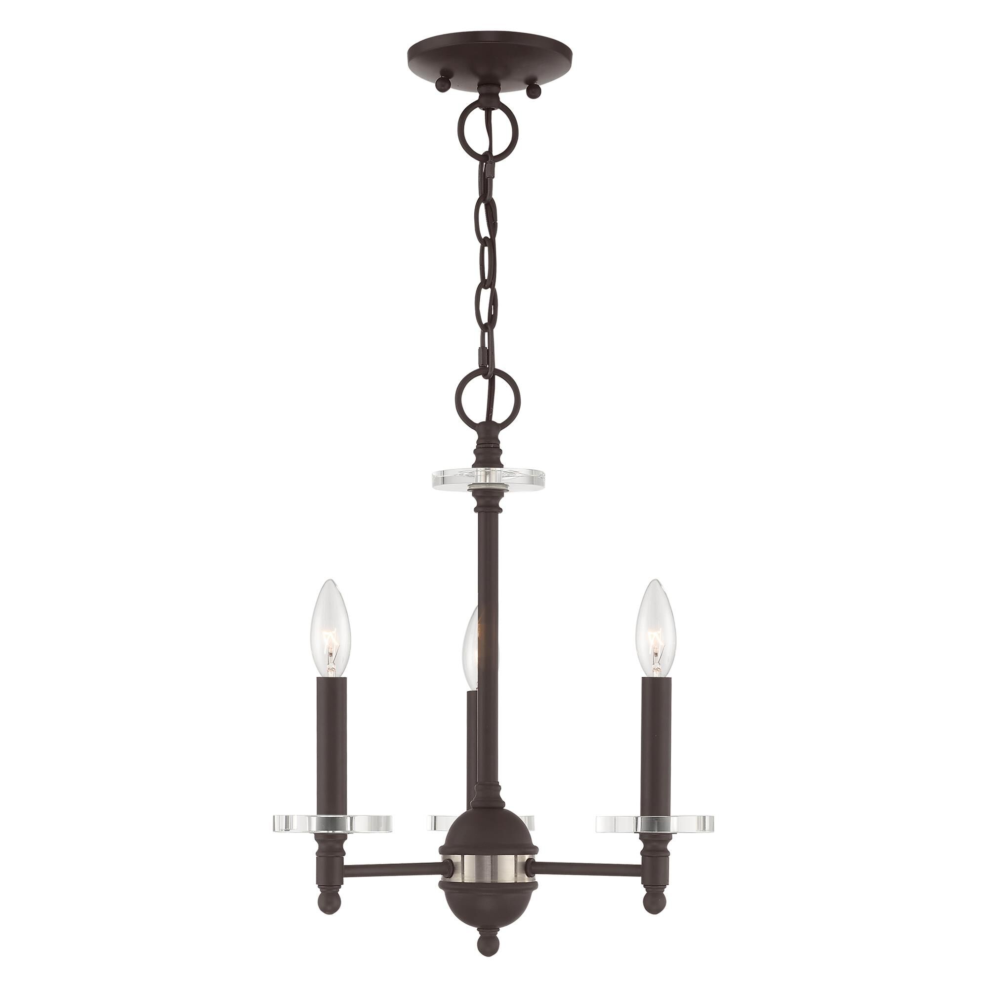 Bancroft 3 Light Mini Chandelier by Livex Lighting