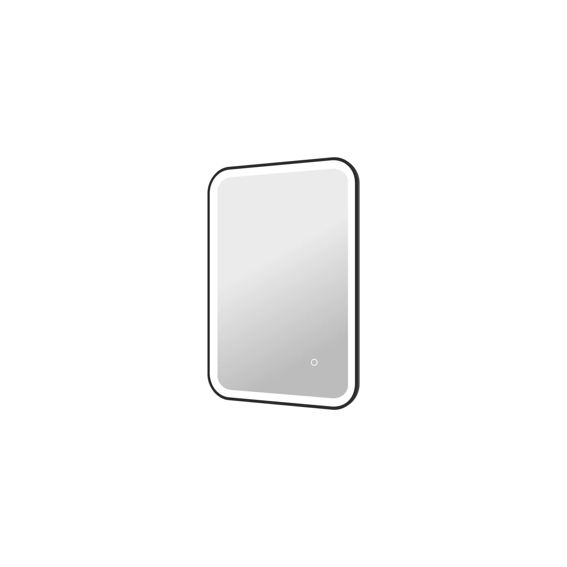 Harmoni 30 Inch Rectangular LED Lighted Mirror by Elegant Decor