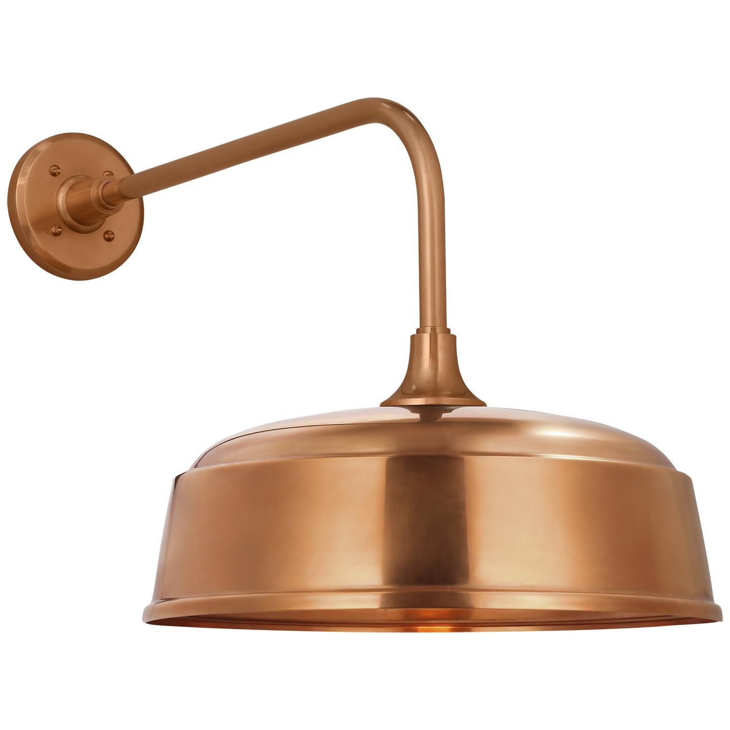 Shown in Soft Copper finish and Copper shade