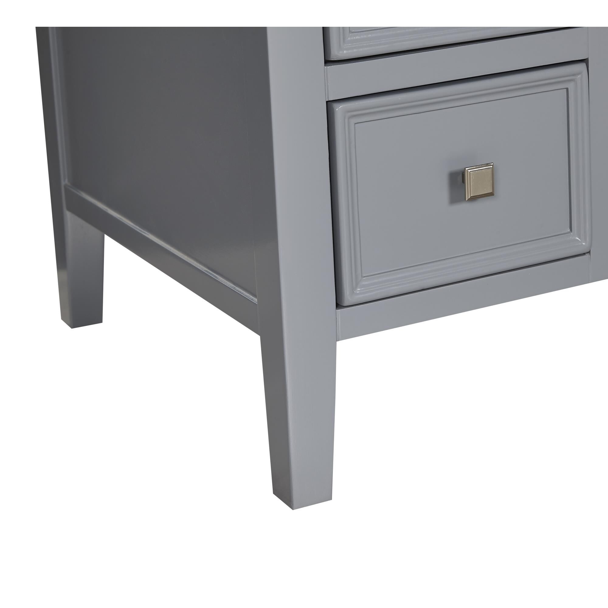 Shown in Grey finish