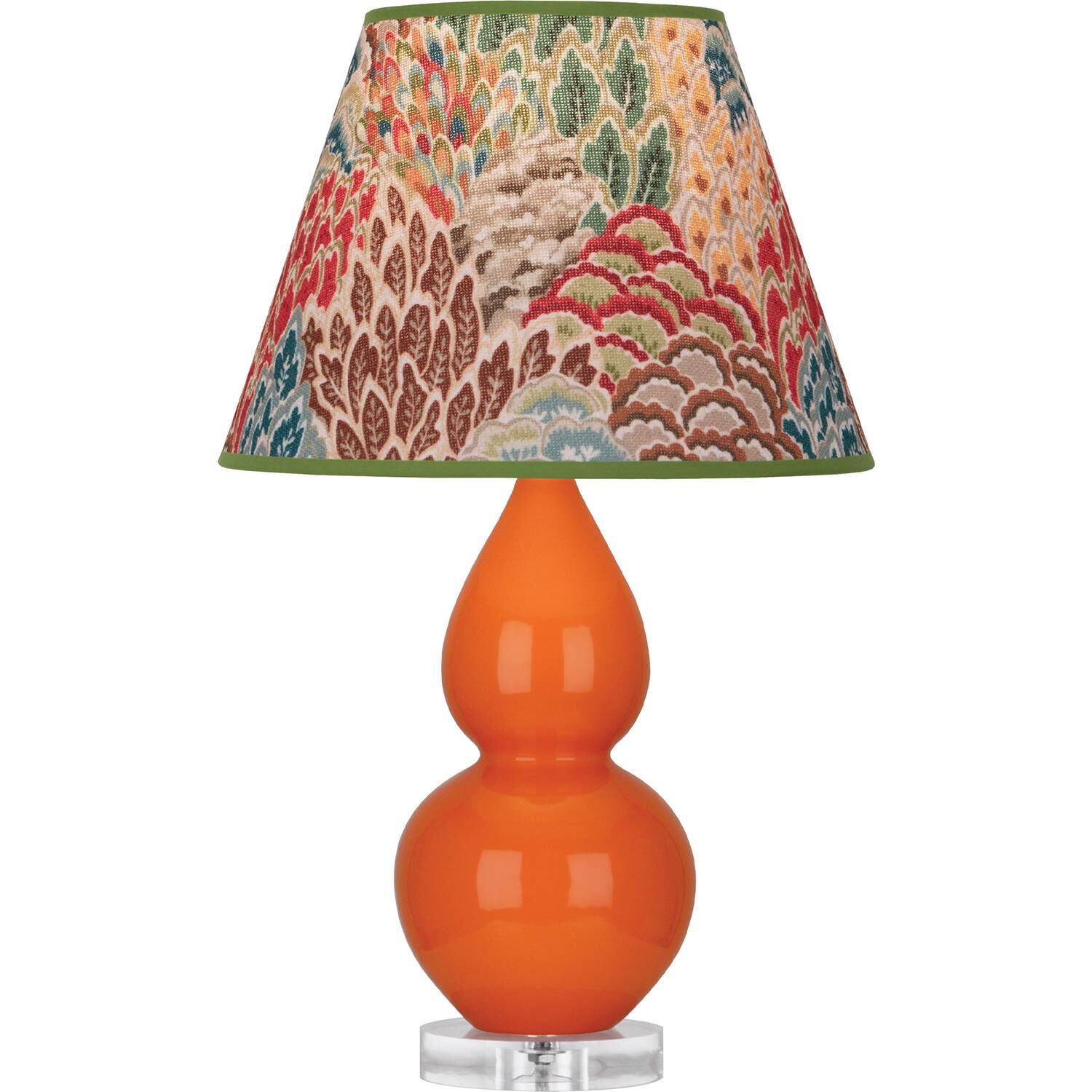 Small Double Gourd 23 Inch Table Lamp by Robert Abbey