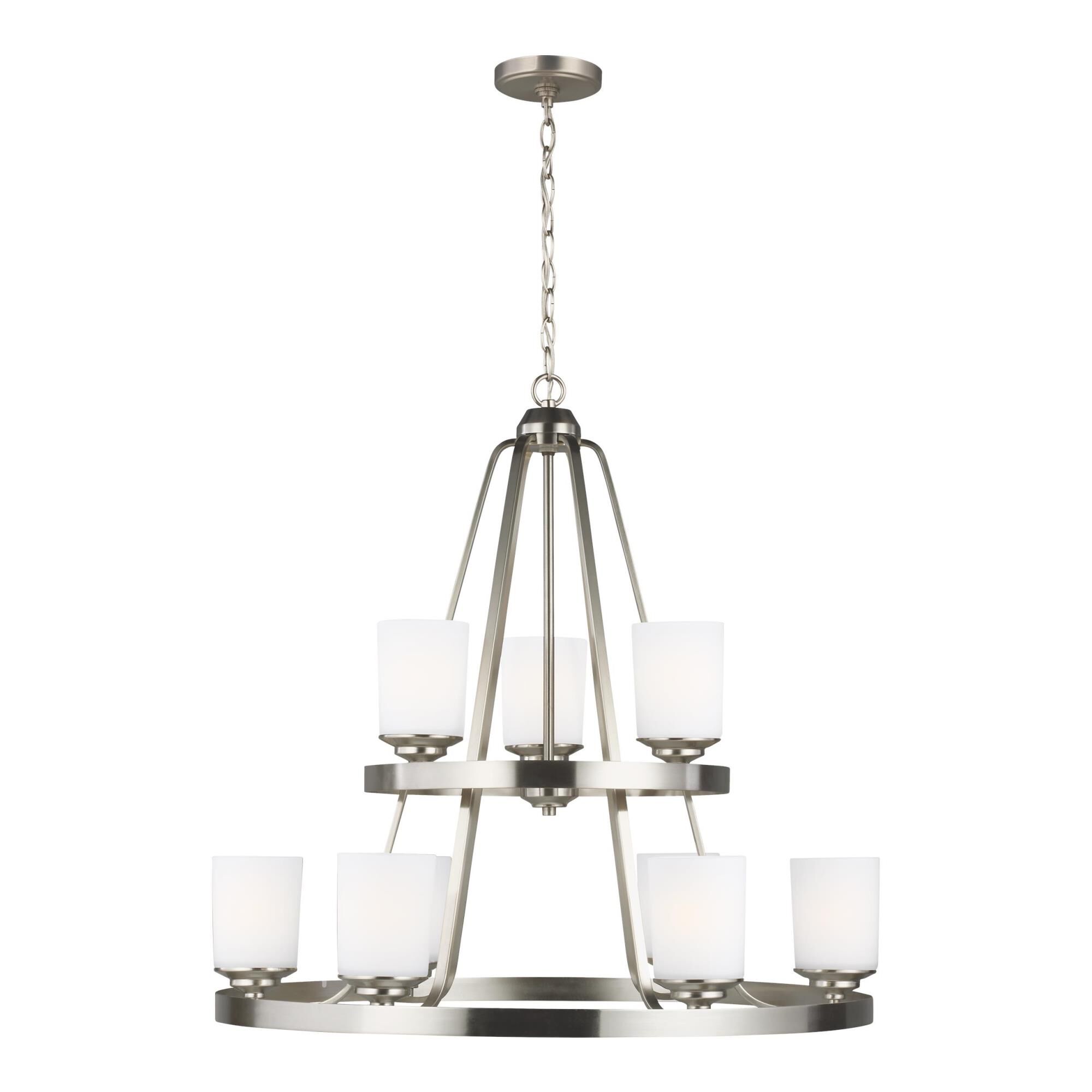 Kemal 9 Light Chandelier by Generation Lighting