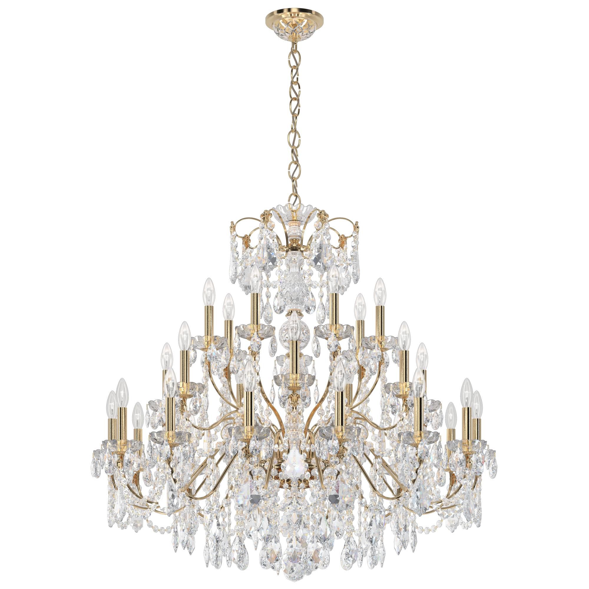 Shown in Aurelia Gold finish and Clear Heritage crystal