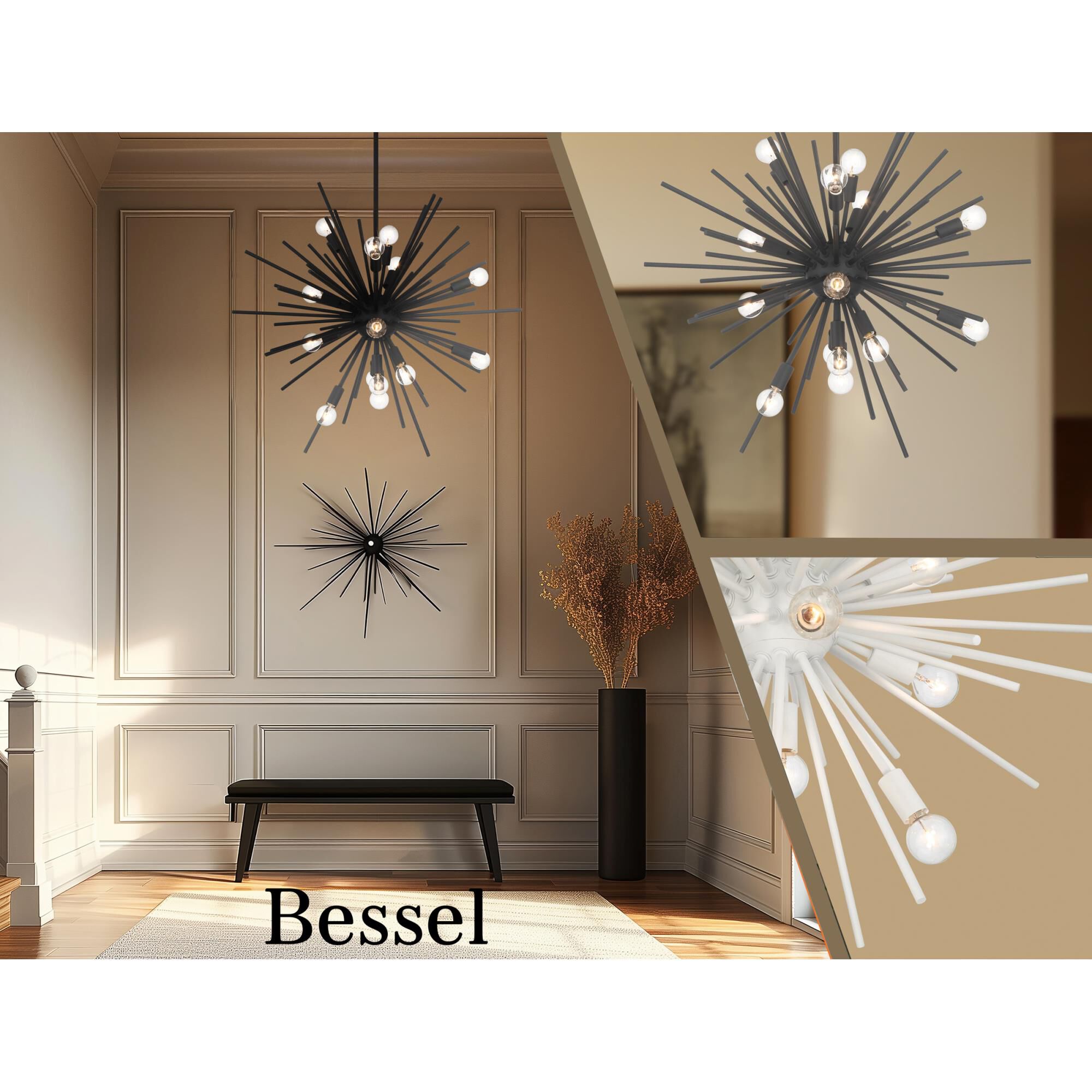 Bessel 30 Inch Large Pendant by Minka Lavery