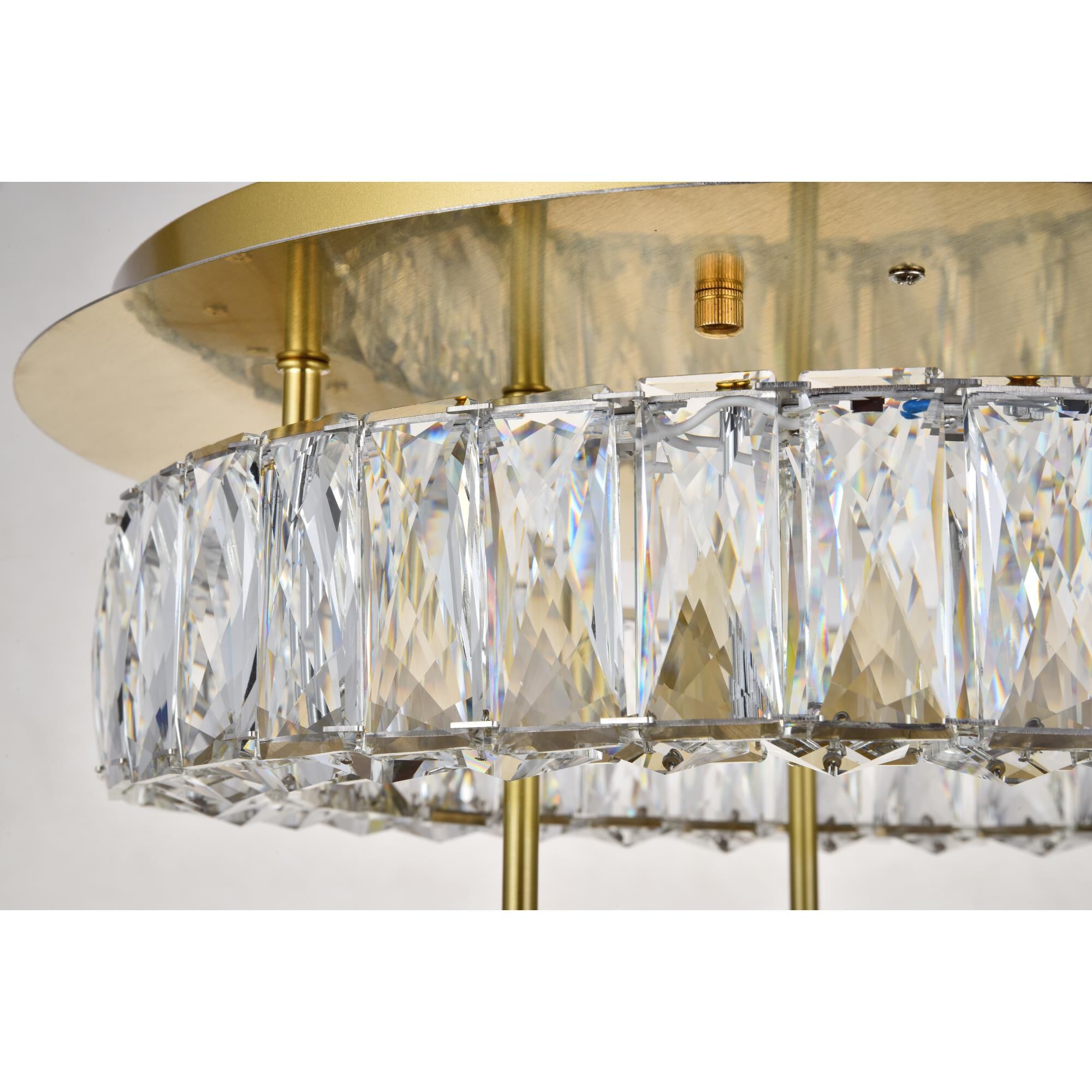 Monroe Semi Flush Mount by Elegant Lighting