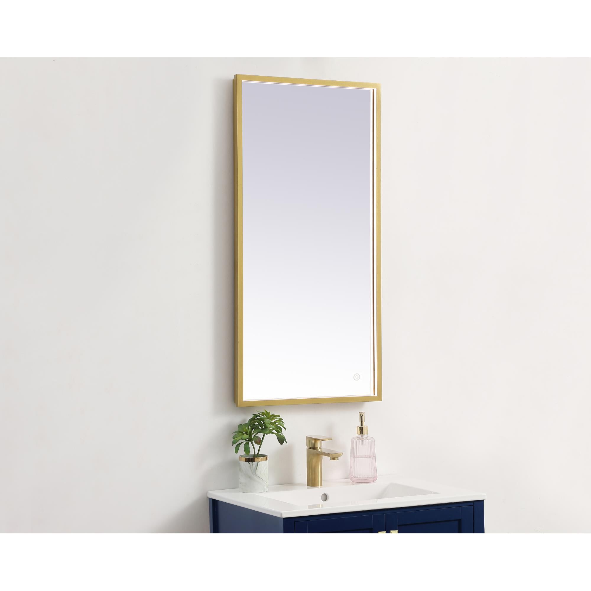 Pier LED Lighted Mirror by Elegant Decor