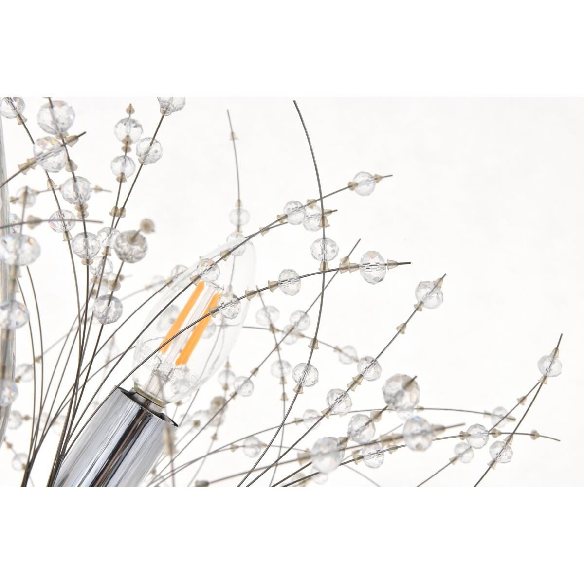 Shown in Chrome finish and Clear Royal Cut crystal