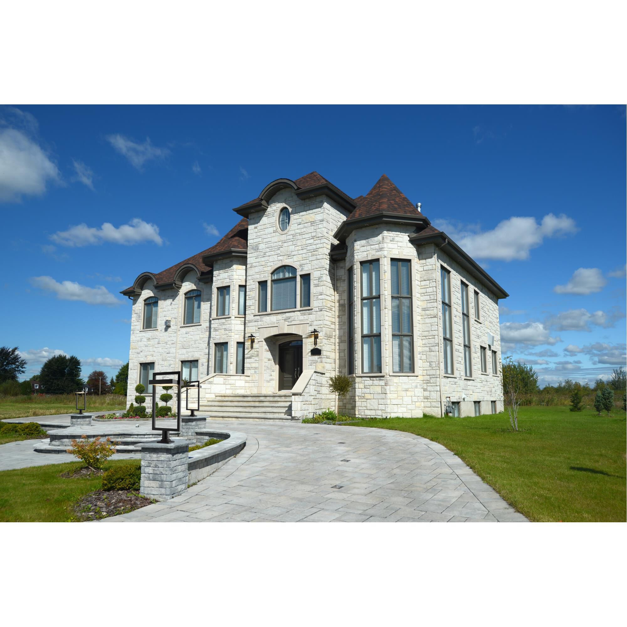 Shown in Black finish and Glass shade