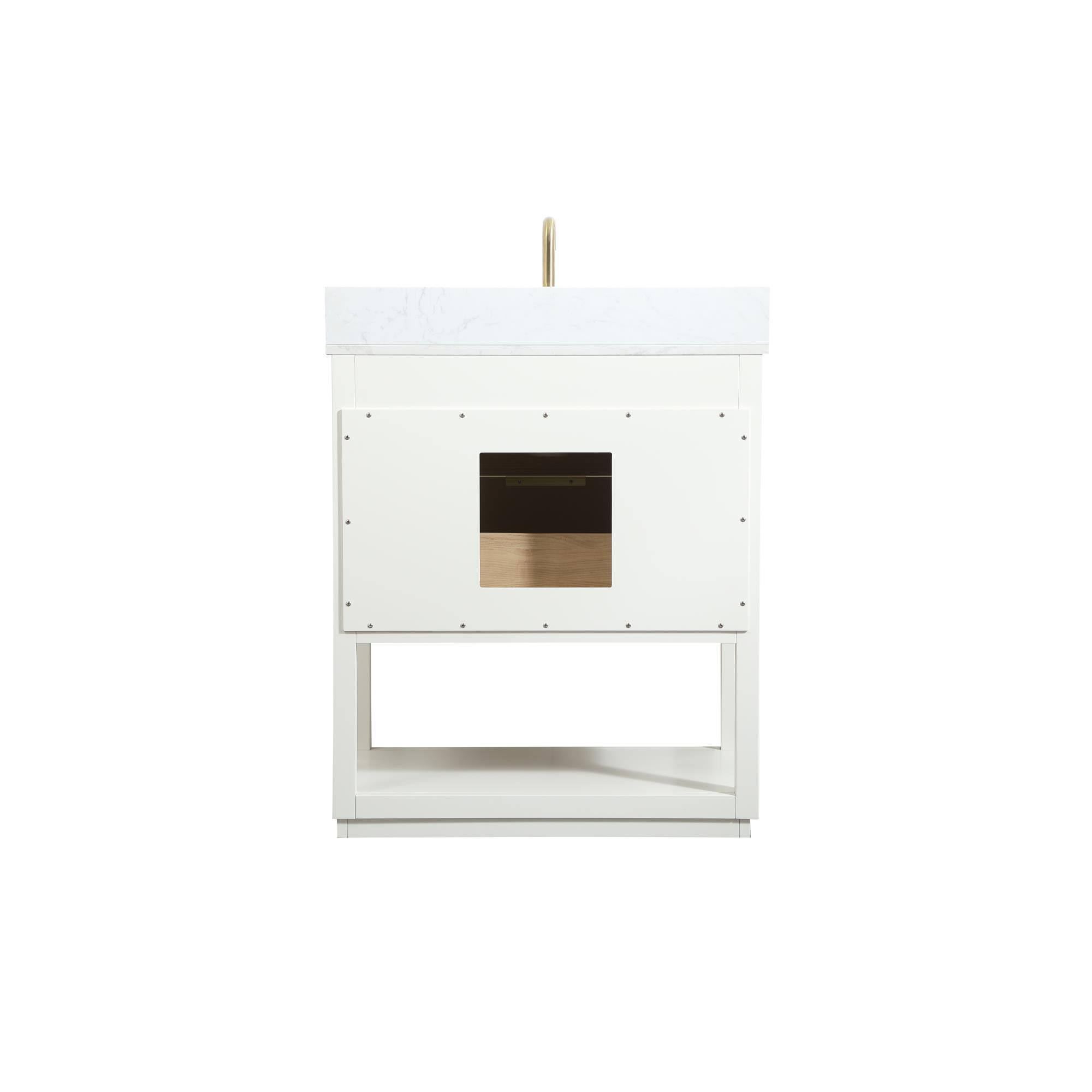 Shown in White finish