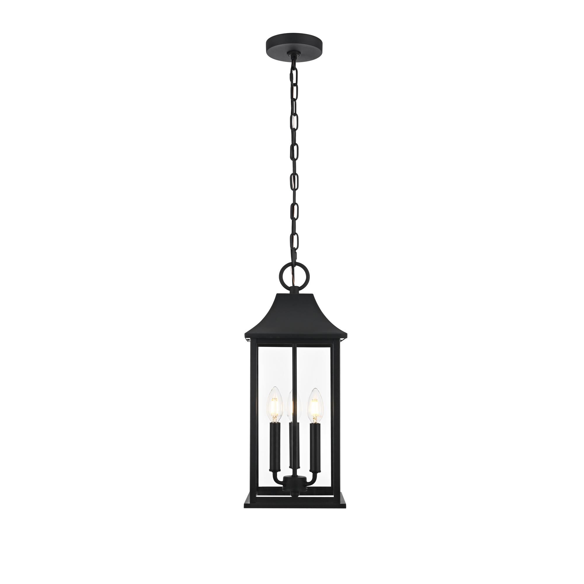 Shepard 8 Inch Outdoor Hanging Lantern by Elegant Lighting