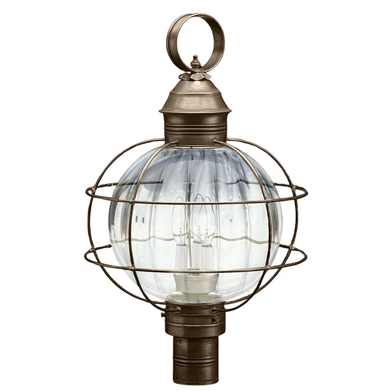 Onion 25 Inch 3 Light Outdoor Post Lamp by Northeast Lantern