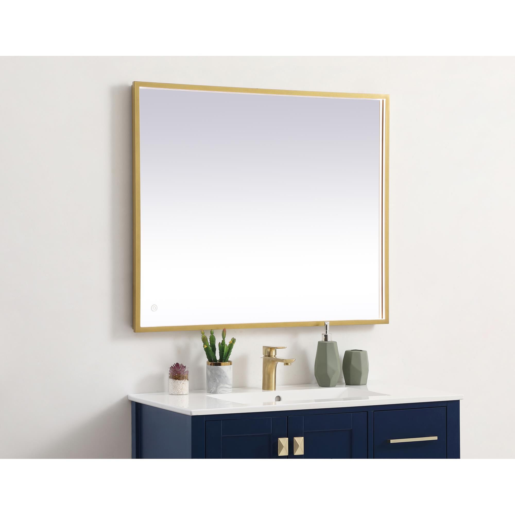 Pier LED Lighted Mirror by Elegant Decor