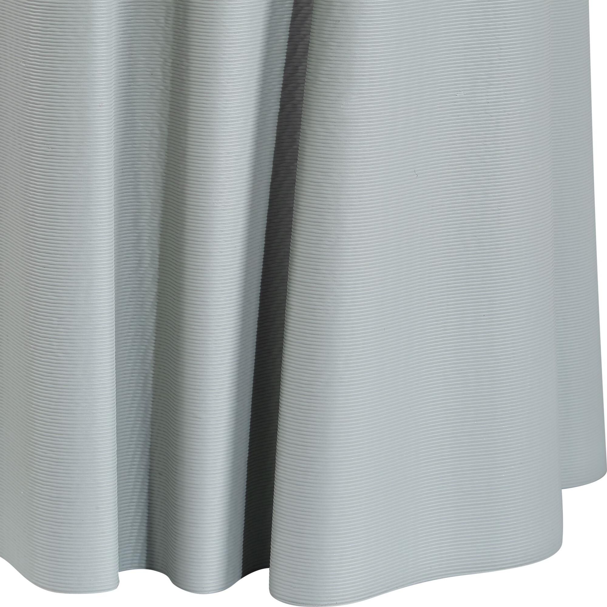 Shown in Blue, Silver finish and Drum Hardback Rolled Edge shade