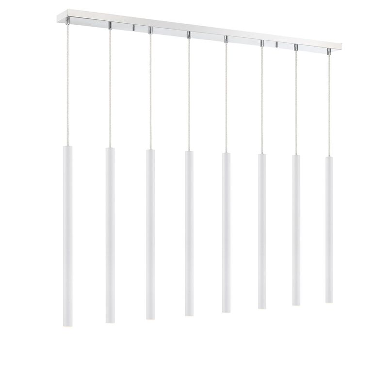 Forest 44 Inch 8 Light LED Linear Suspension Light by Z-Lite