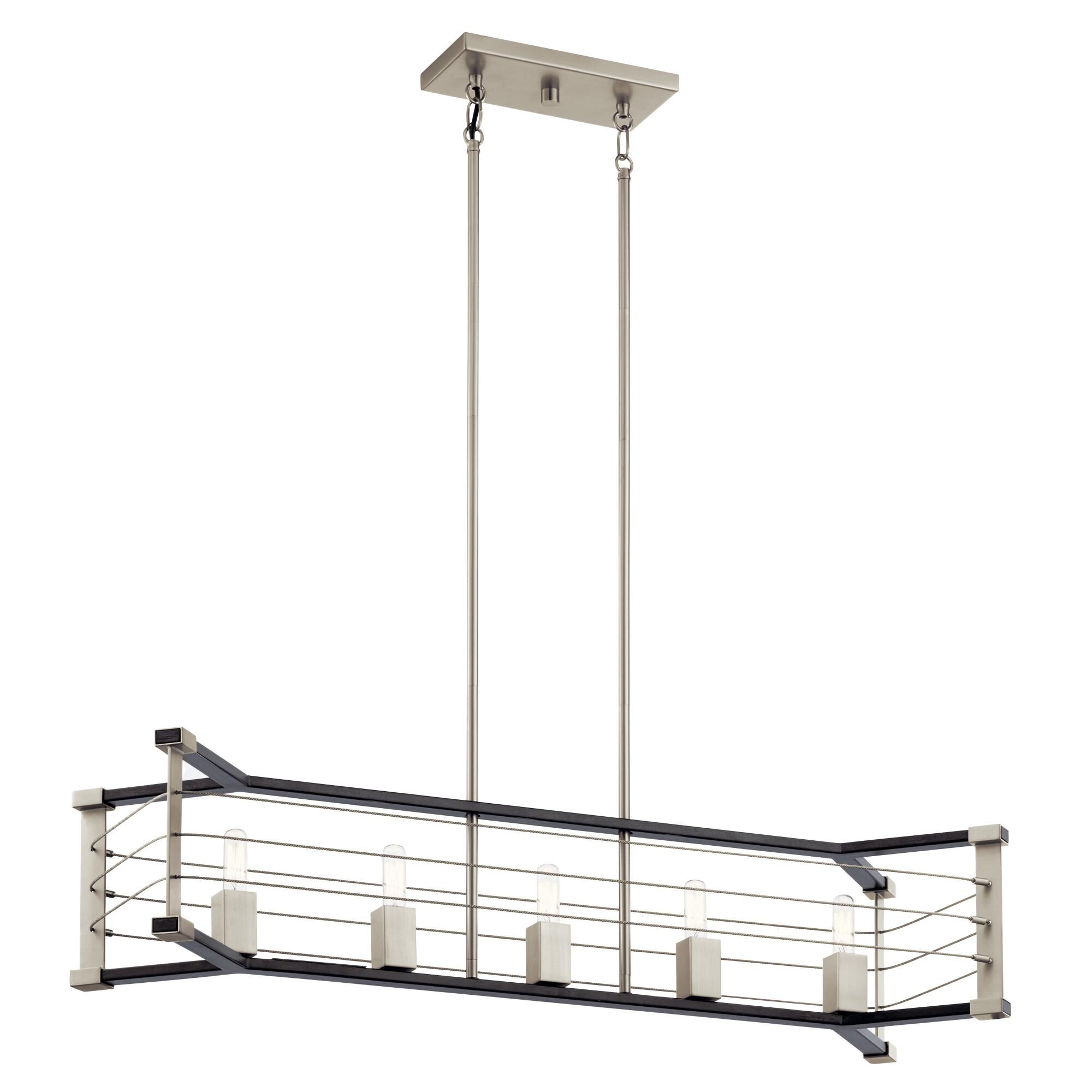 Lente 39 Inch 5 Light Linear Suspension Light by Kichler Lighting