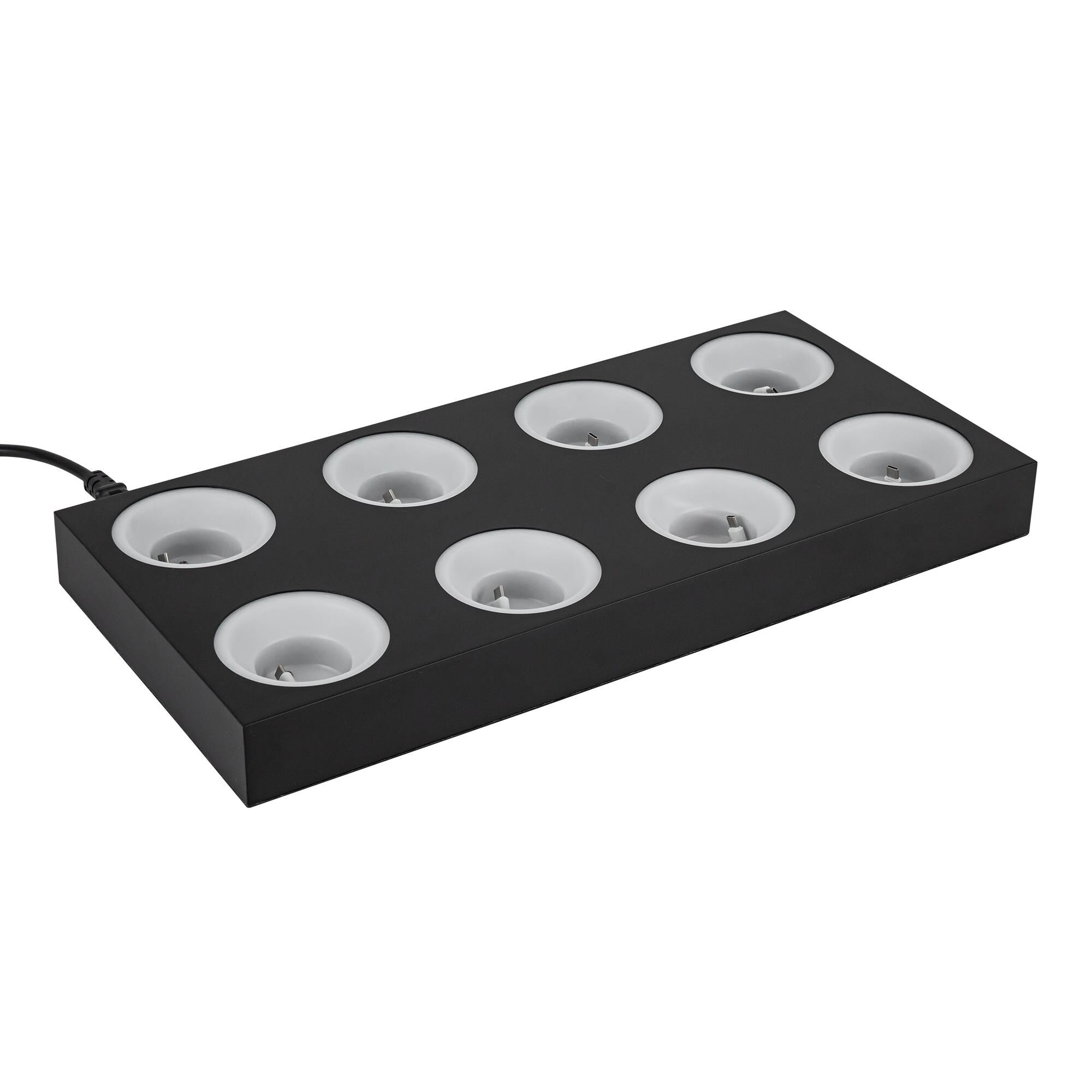 Marni 8-unit Black Charging Station Other Home Accent by Alora Lighting