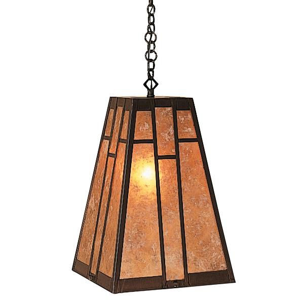 Asheville 12 Inch Mini Pendant by Arroyo Craftsman